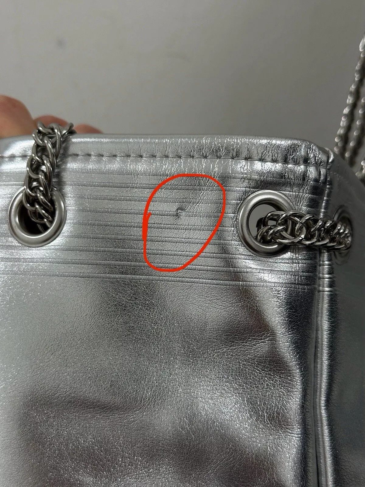 Jean Paul Gaultier jean paul gaultier silver bucket bag PU metallic handbag Size ONE SIZE - 9 Thumbnail