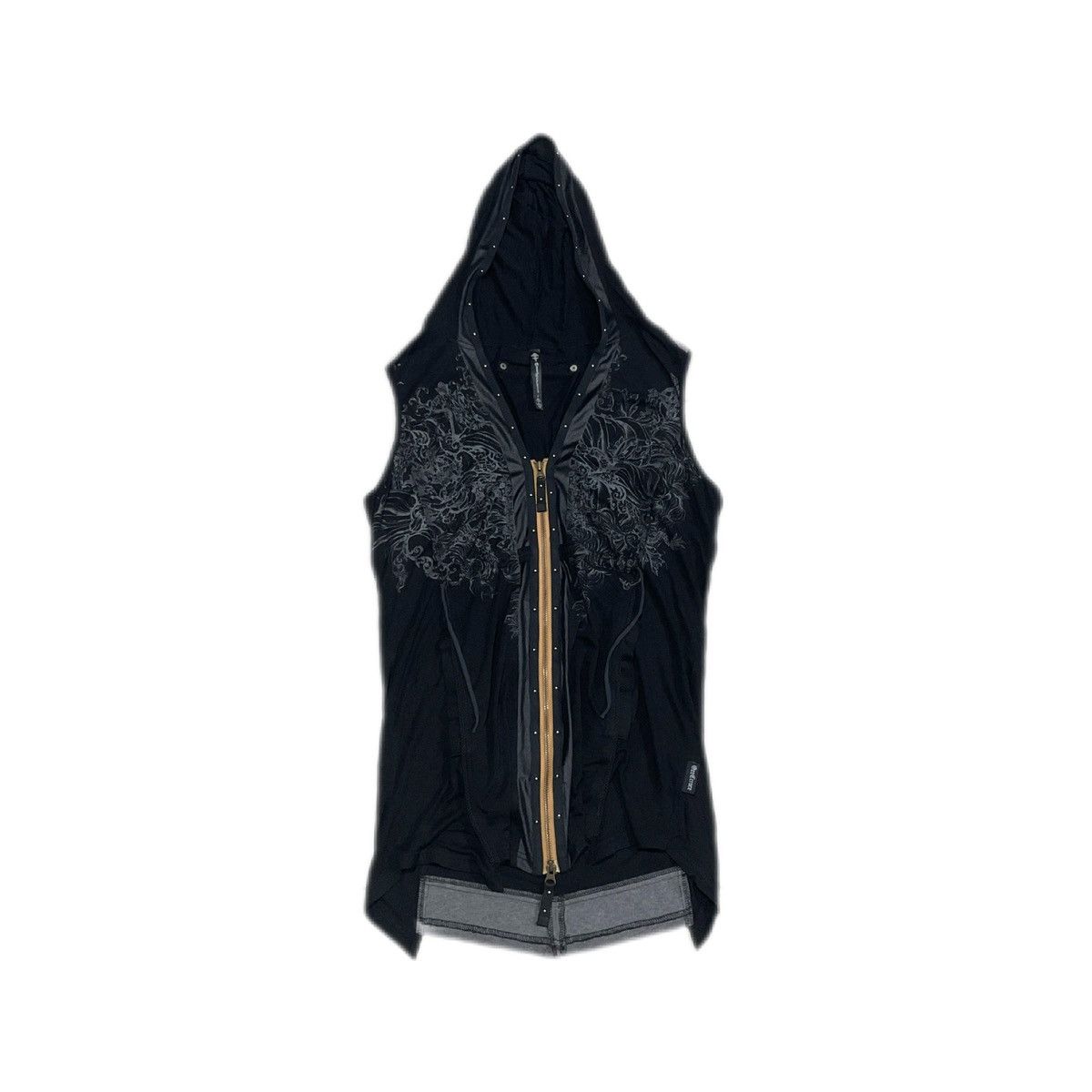 Hysteric Glamour Ozzhcroce Sleeveless Tribal Rivet Zipper Hoodie Size US M / EU 48-50 / 2 - 3 Thumbnail