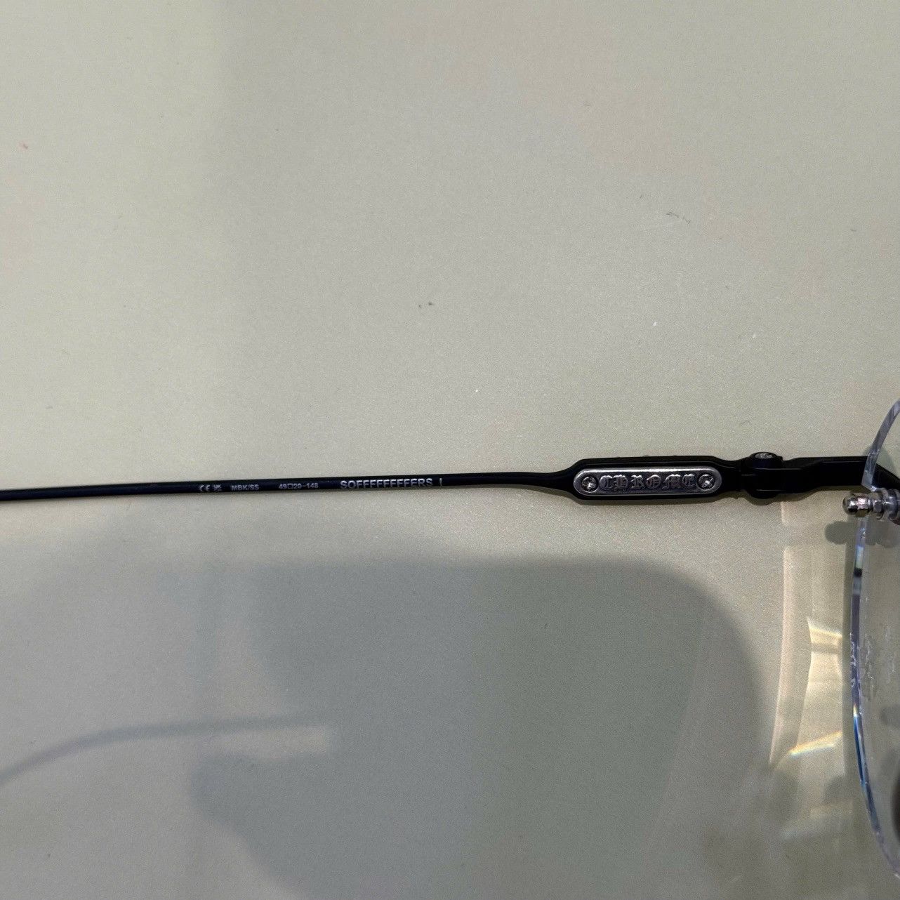 Chrome Hearts CHROME HEARTS SOFFFFFFFFERS I Matte Black/Shiny Silver Size ONE SIZE - 4 Thumbnail