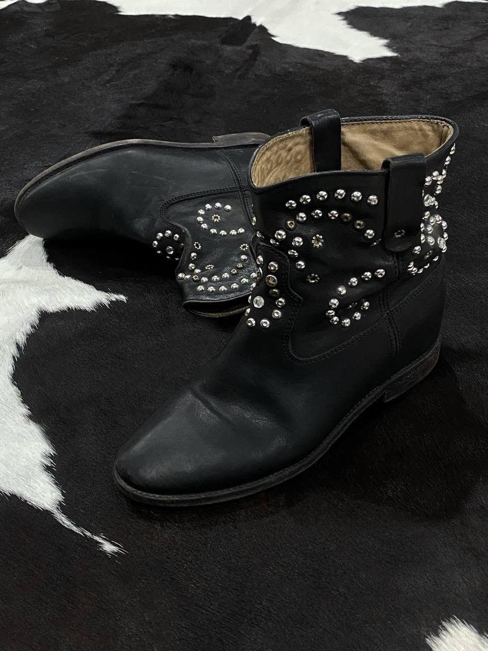 Isabel Marant Isabel Marant Leather Cowboy Boots Size US 9 / IT 39 - 4 Thumbnail