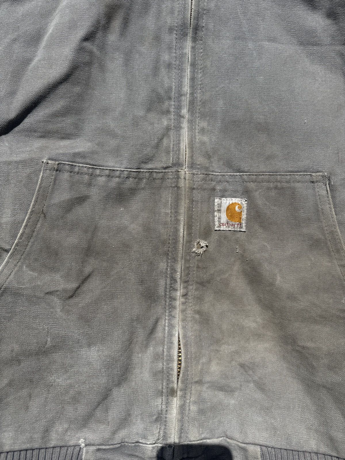 Carhartt Vintage carhartt hooded jacked grey size XL Size US XL / EU 56 / 4 - 2 Thumbnail