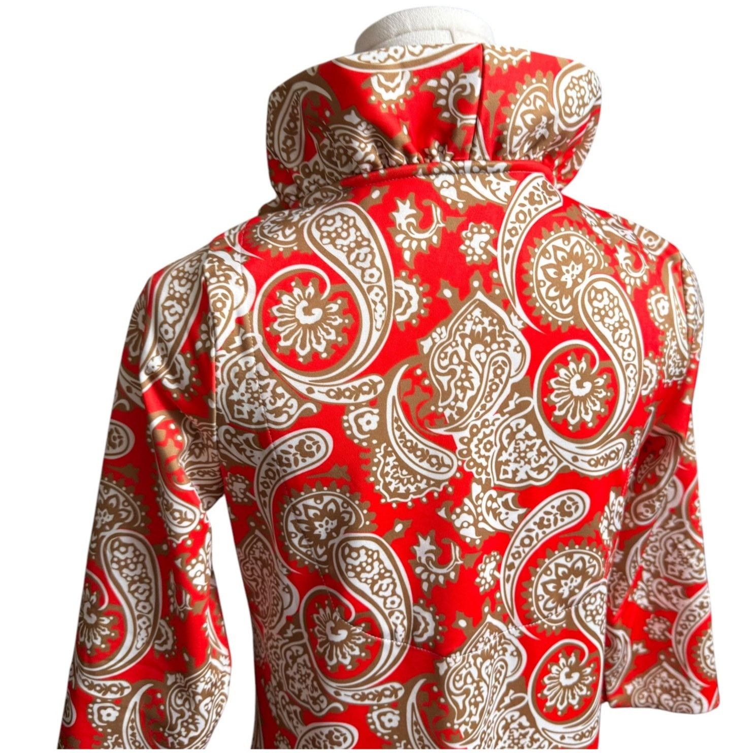 Gretchen Scott Gretchen Scott Jersey Ruffneck Dress Paisley Size XS Size XS / US 0-2 / IT 36-38 - 5 Thumbnail