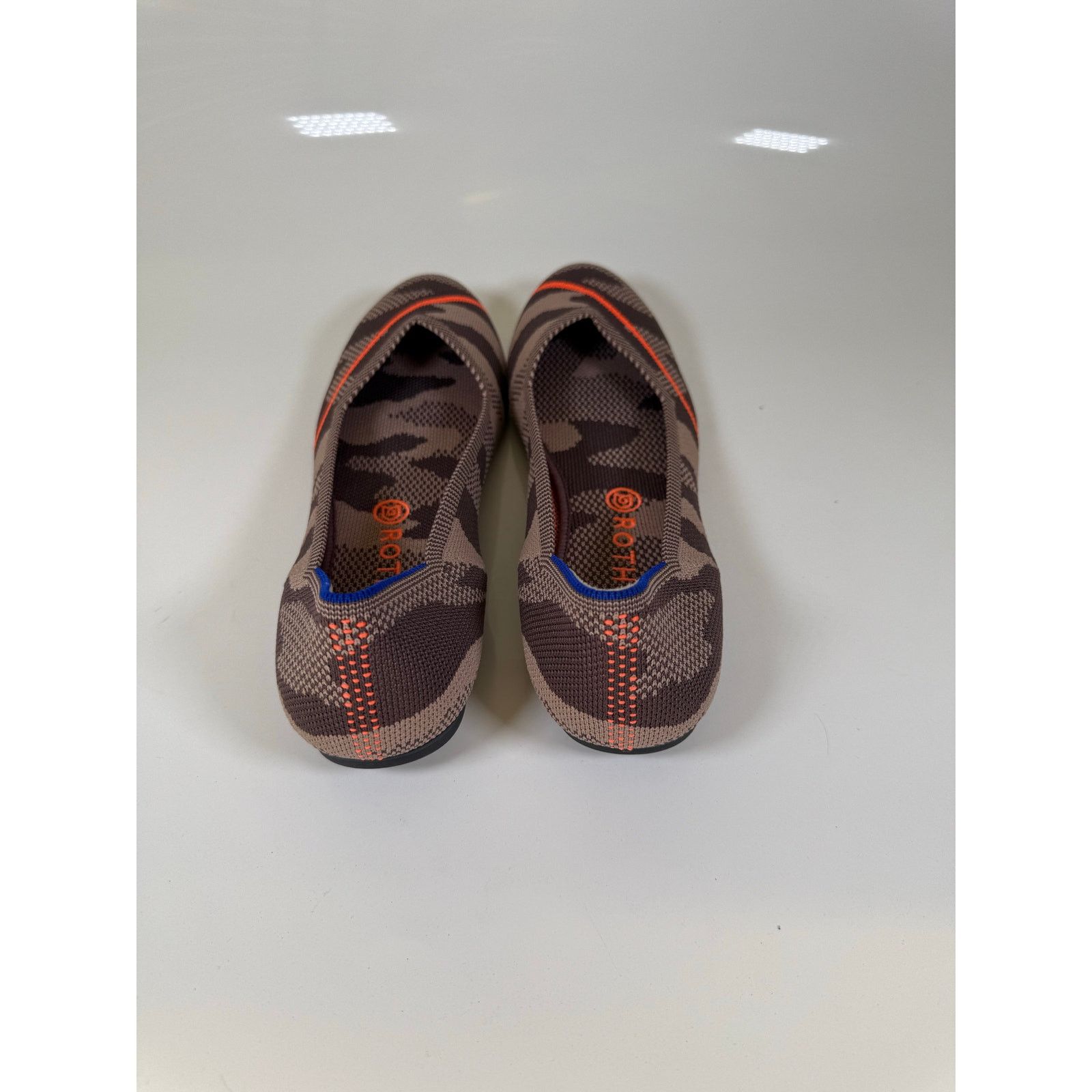 Christian Roth Rothy’s The Flat Camo Knit Ballet Flats Womens Sz 11.5 Brown Size US 11.5 / IT 41.5 - 3 Thumbnail