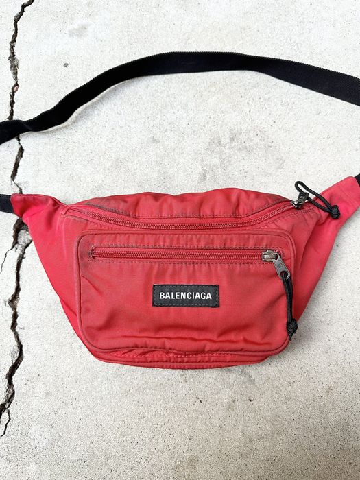 balenciaga fanny pack pink