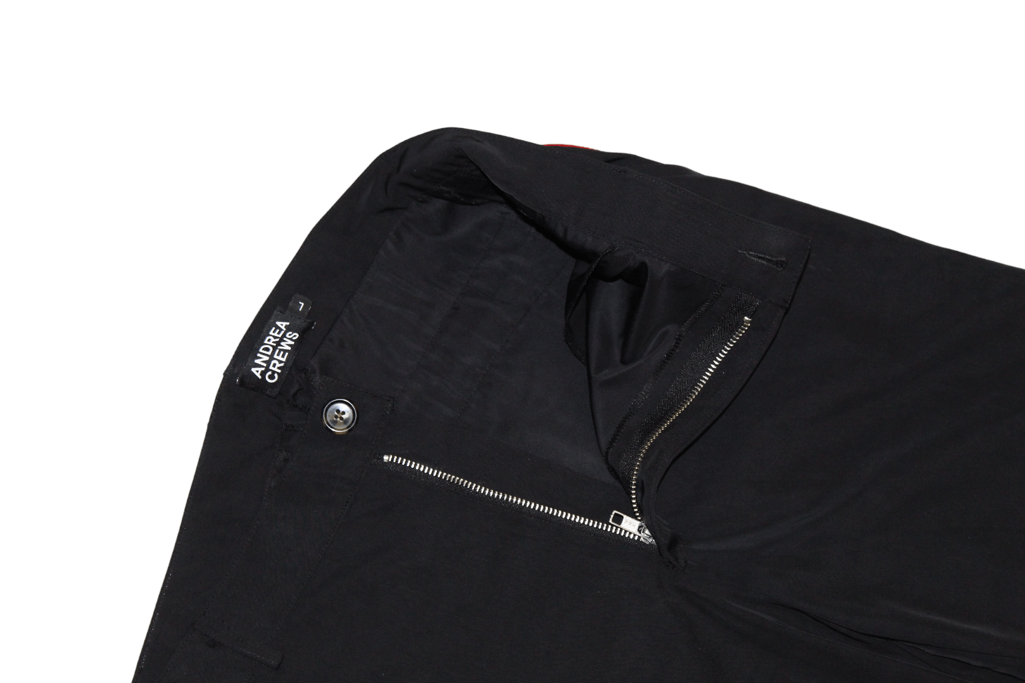 Andrea Crews Andrea Crews 100% Polyamide Logo Taped Pants Size US 31 - 5 Thumbnail