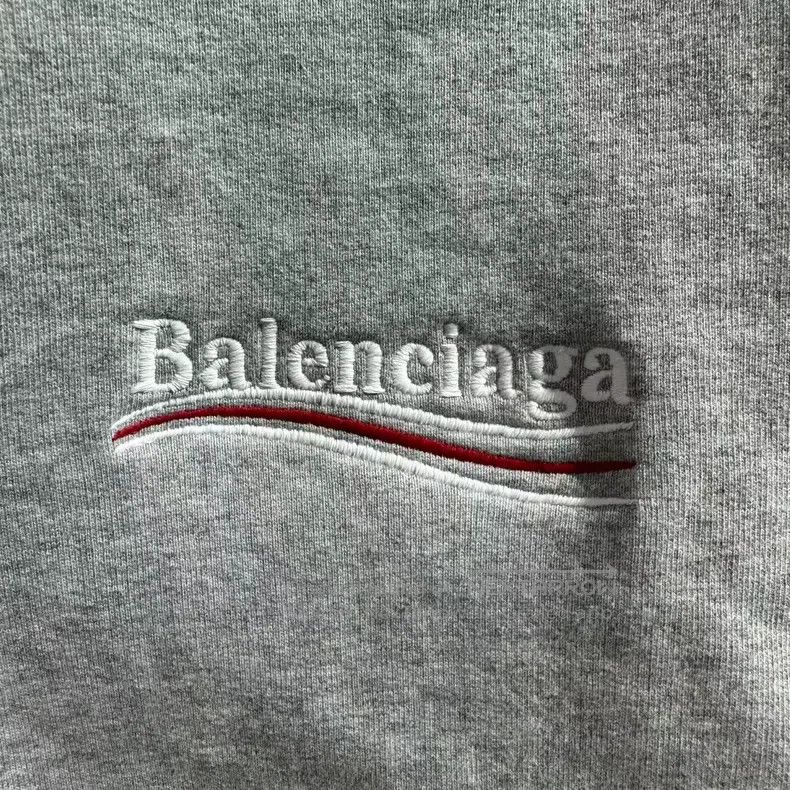 Balenciaga Balenciaga Gray Wave Embroidered Hooded Sweatshirt Size US S / EU 44-46 / 1 - 3 Thumbnail