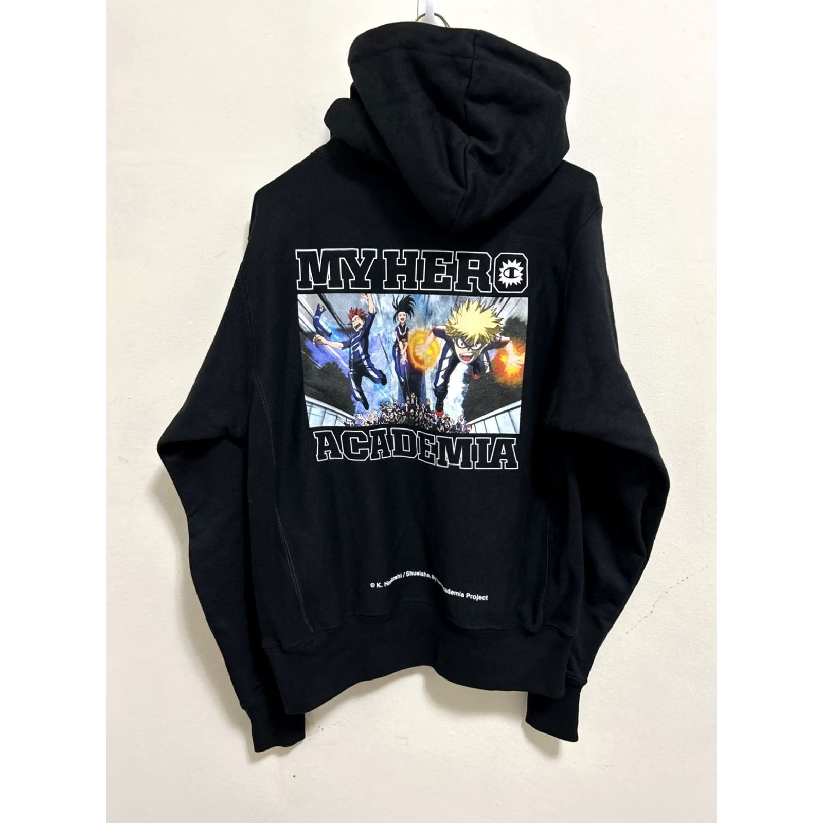 Champion Champion My Hero Academia Bait Hoodie Men S Black Reversible Weave Pullover Small XS? Size US S / EU 44-46 / 1 - 7 Thumbnail