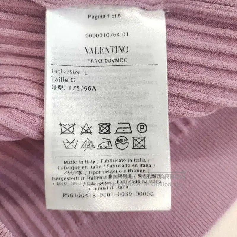 Valentino Valentino Ribbed Pink Sweater for Women . Size L / US 10 / IT 46 - 5 Thumbnail