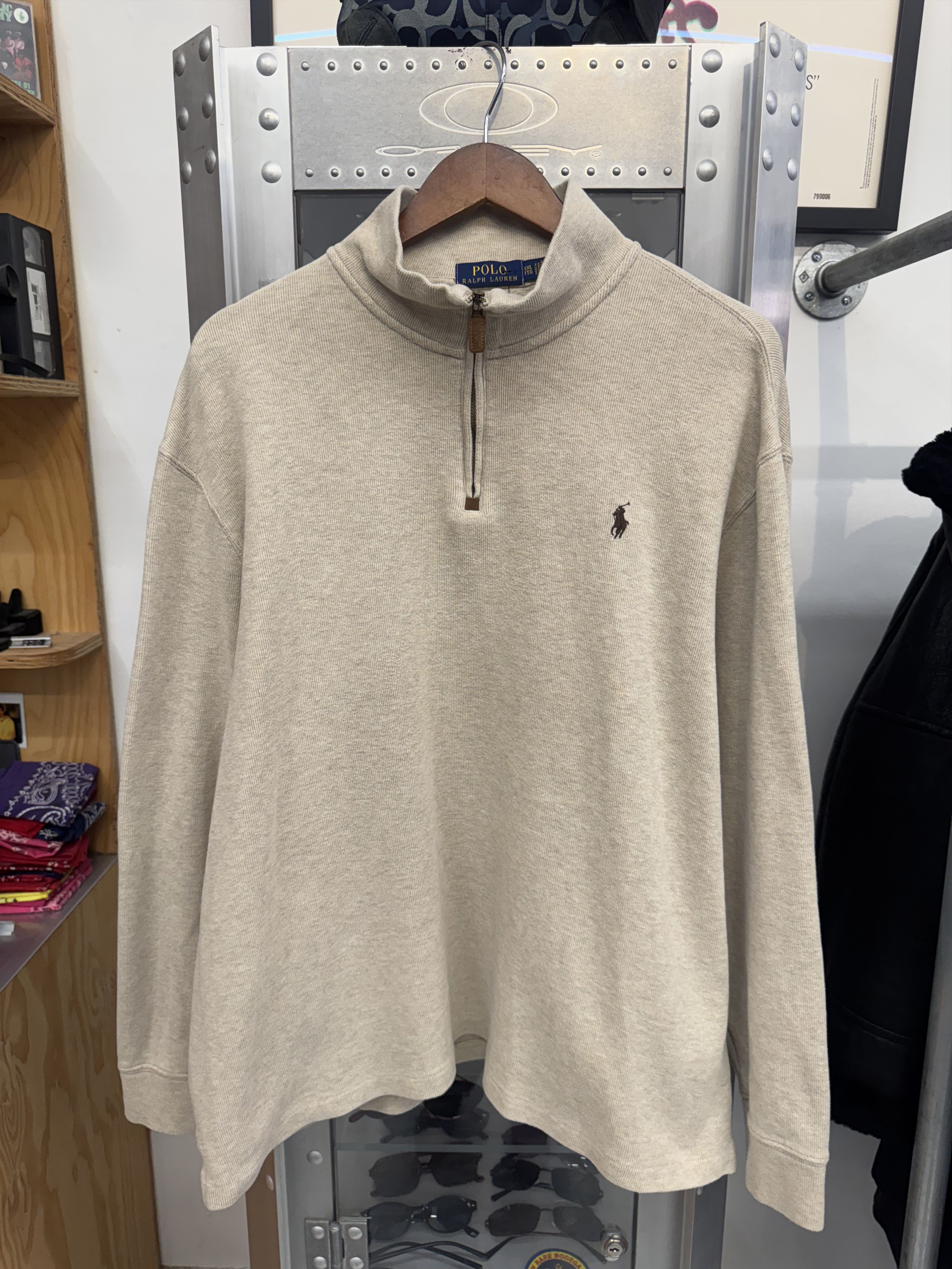 Polo Ralph Lauren Vintage RL Quarter Zip Size US XXL / EU 58 / 5 - 1 Thumbnail