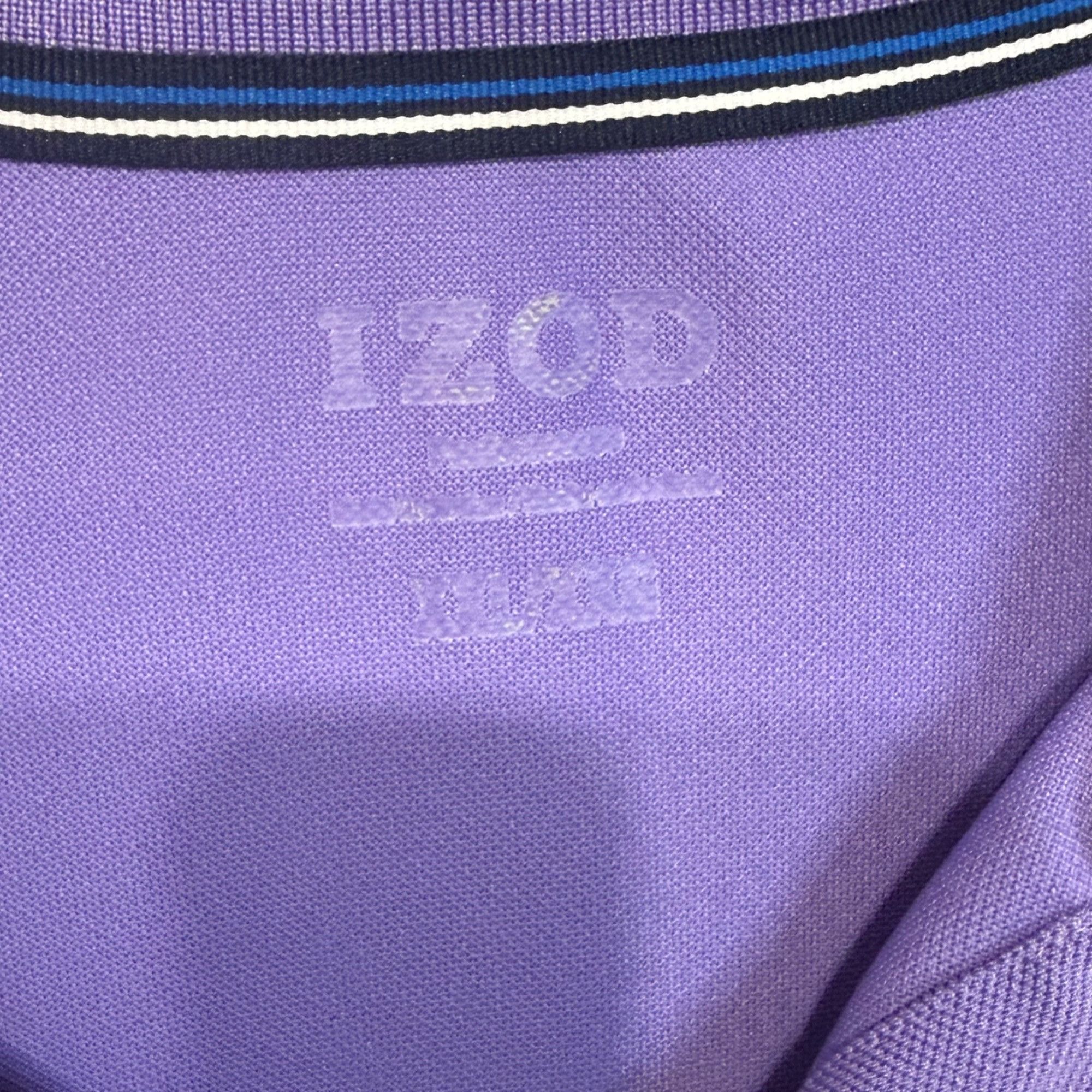 Izod Izod Mens Purple Polo Shirt Size XXL Short Sleeve Classic Fi Size US XXL / EU 58 / 5 - 3 Thumbnail