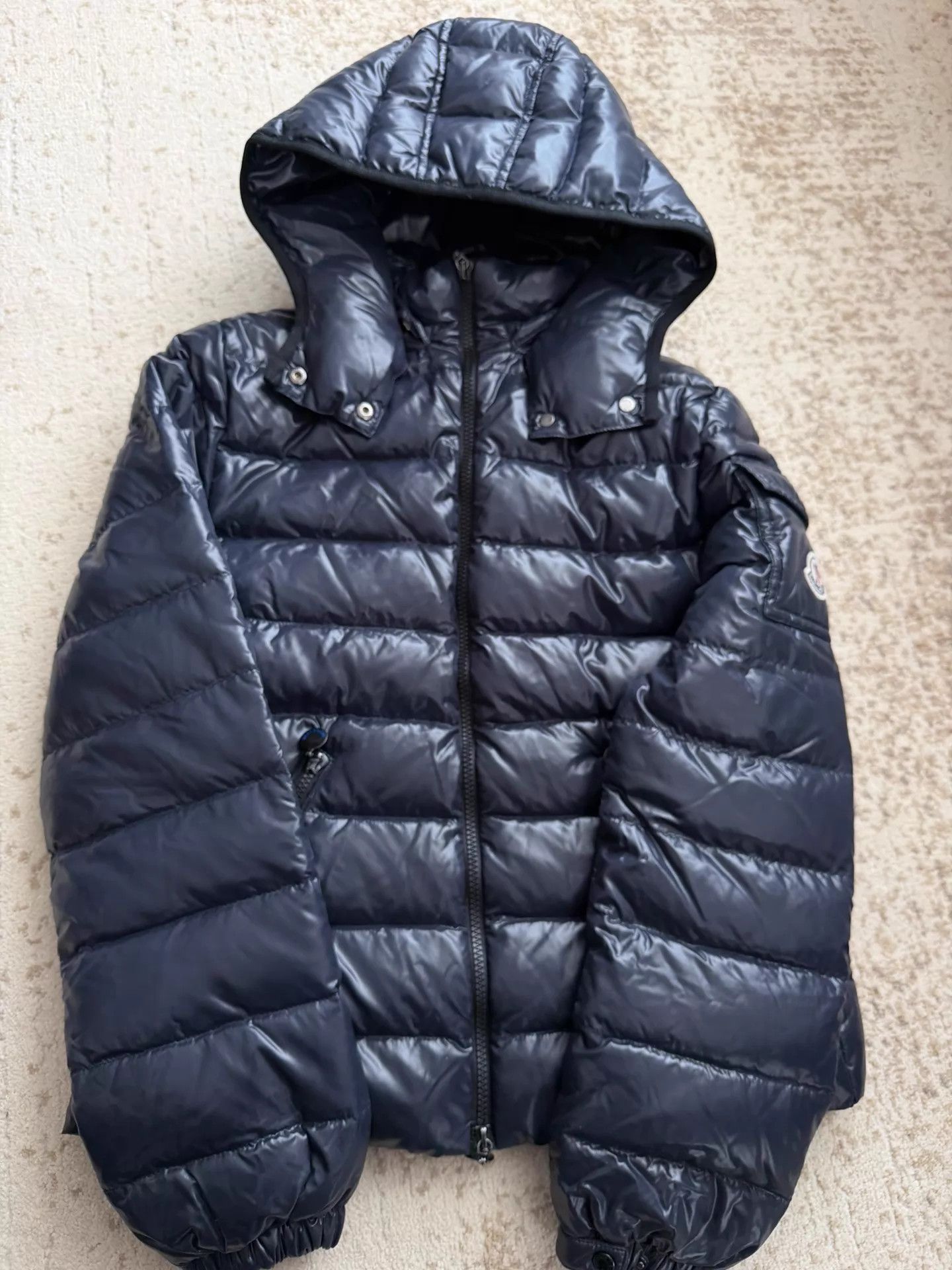 Moncler Moncler baby navy blue puffer jacket size 14Y Size XS / US 0-2 / IT 36-38 - 4 Thumbnail