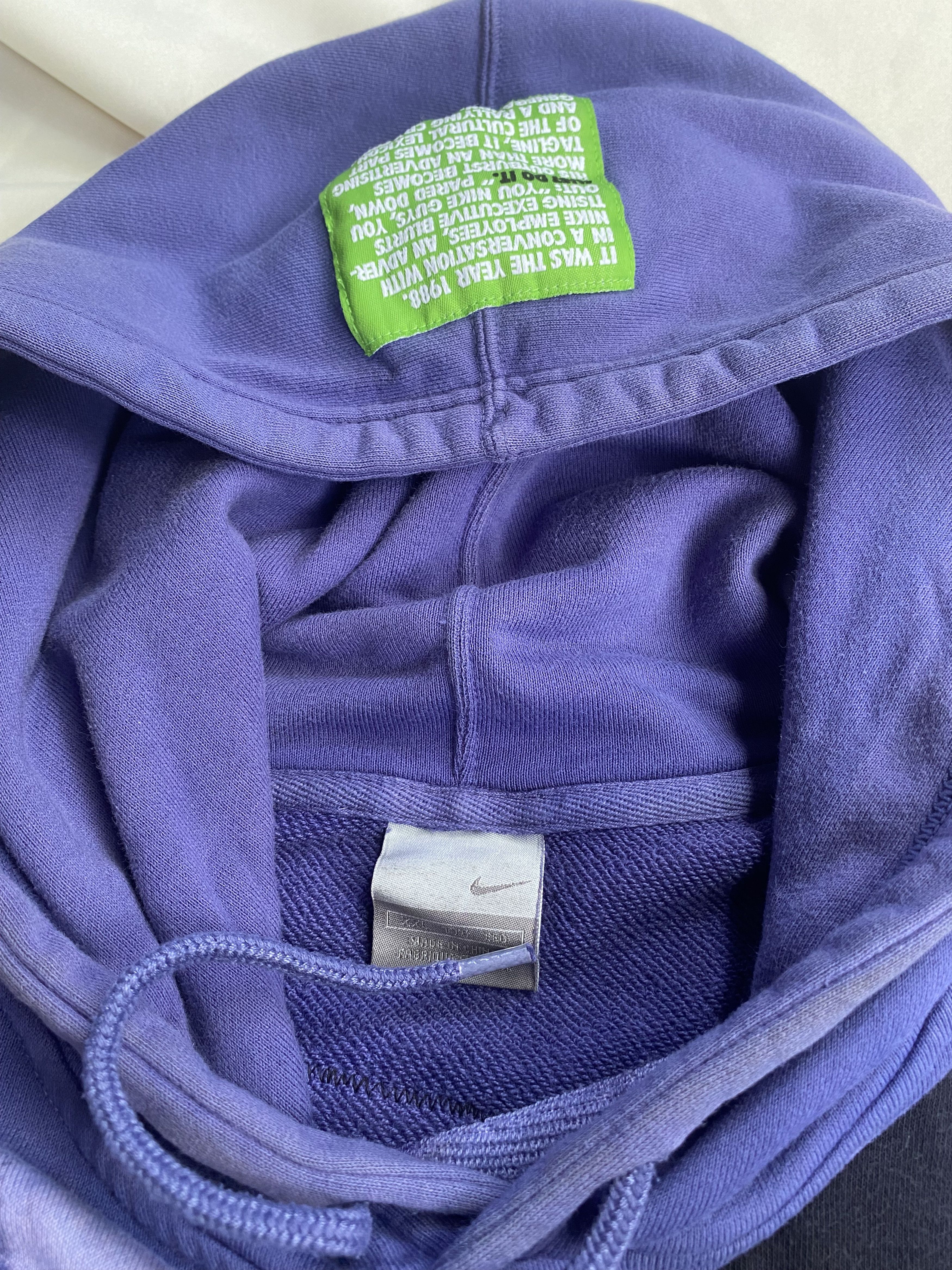 Designer × Nike ( SOLD ) 1 OF 1 REWORKED Y2K NIKE JDI HOODIE Size US XL / EU 56 / 4 - 7 Thumbnail