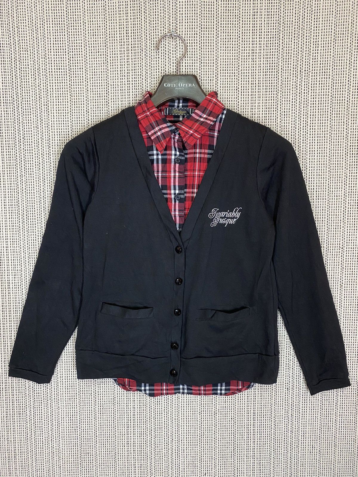 GOSTAR DE FUGA × If Six Was Nine × Le Grande Bleu (L.G.B.) ‼️CARDIGAN SKULLS WITH SHIRT BUTTON UPS VERY RARE‼️ Size M / US 6-8 / IT 42-44 - 2 Thumbnail