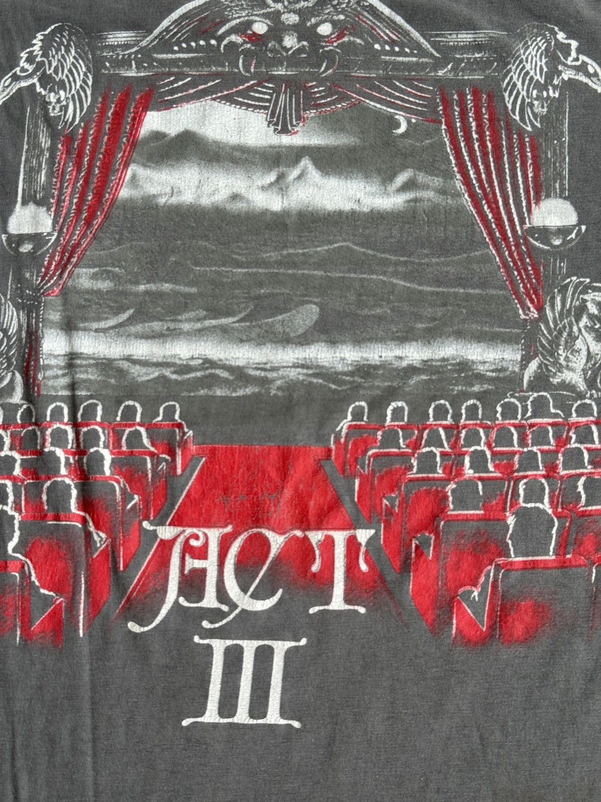 Band Tees × Vintage *RARE* 1990 90s VINTAGE DEATH ANGEL FADED DISTRESSED METAL Size US L / EU 52-54 / 3 - 11 Thumbnail