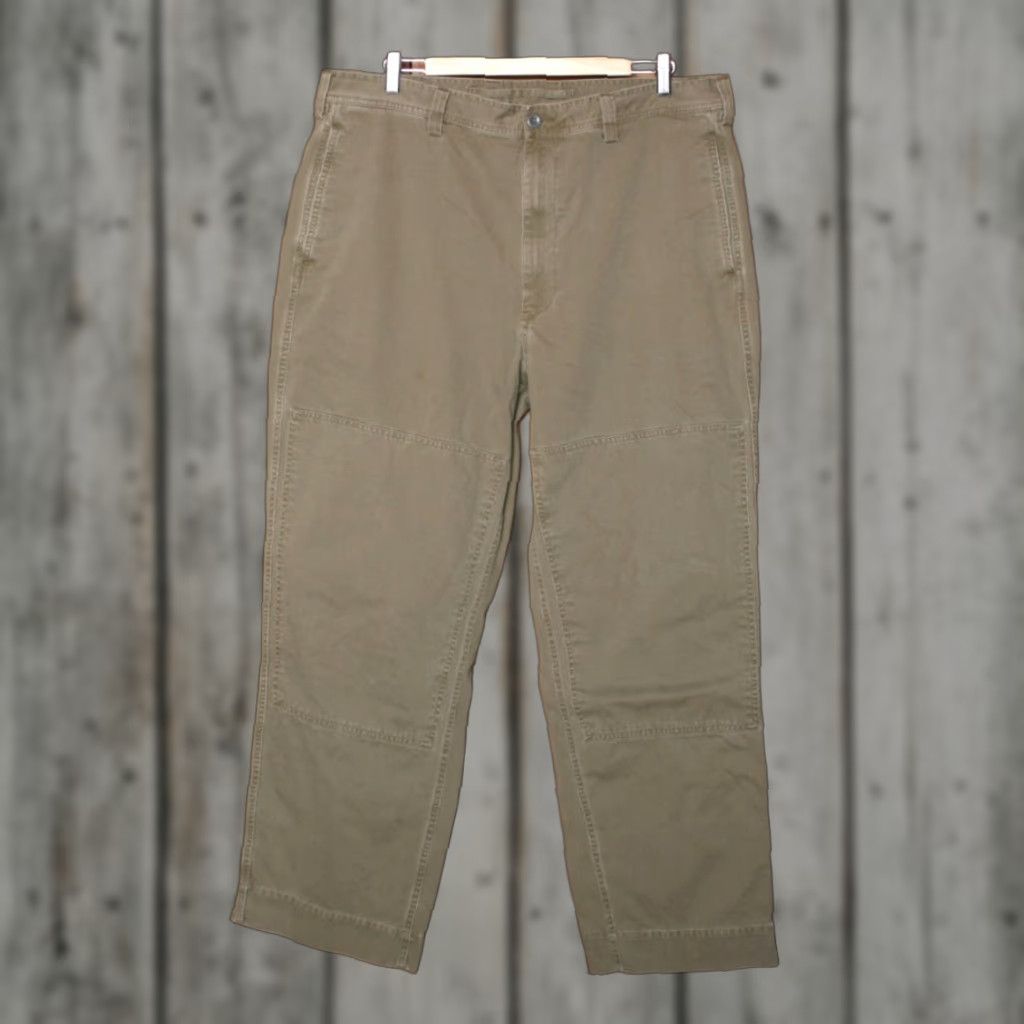 Ralph Lauren VINTAGE Ralph Lauren Polo Sport Sportsman Olive Green Double Knee Pants 38x30 Mens Size US M / EU 48-50 / 2 - 1 Thumbnail