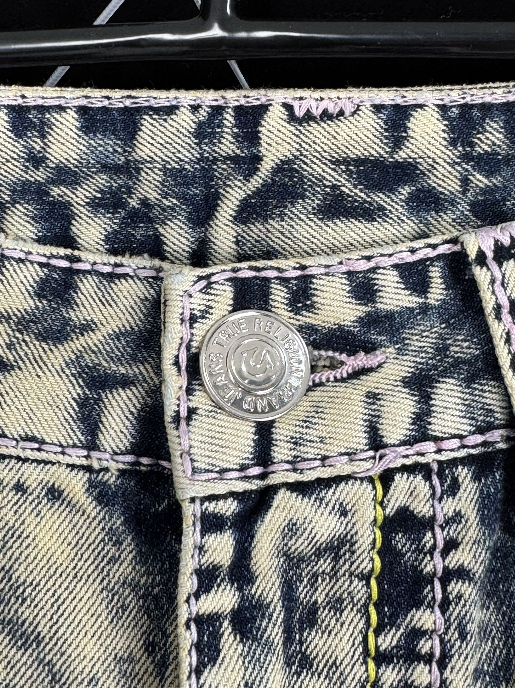 True Religion × Vintage UNWORN* THICK STITCHING HEAVY WASH TWO TONE STITCHING JEANS Size US 32 / EU 48 - 5 Thumbnail