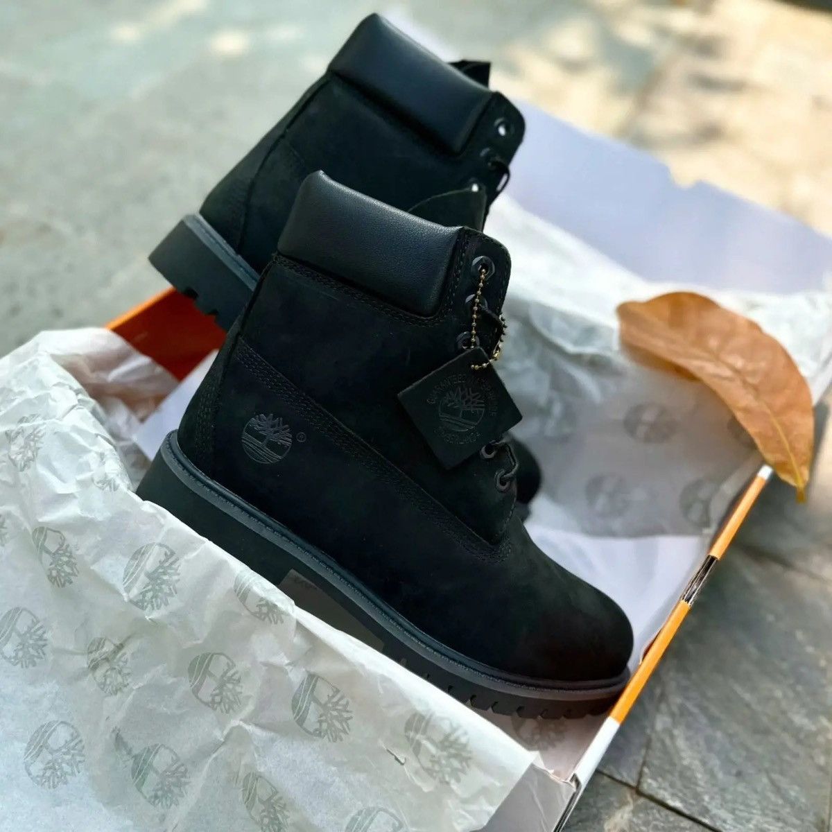 Timberland Men’s Black 6 Inch Waterproof Timberland Boots Size 9 Size US 9 / EU 42 - 5 Thumbnail