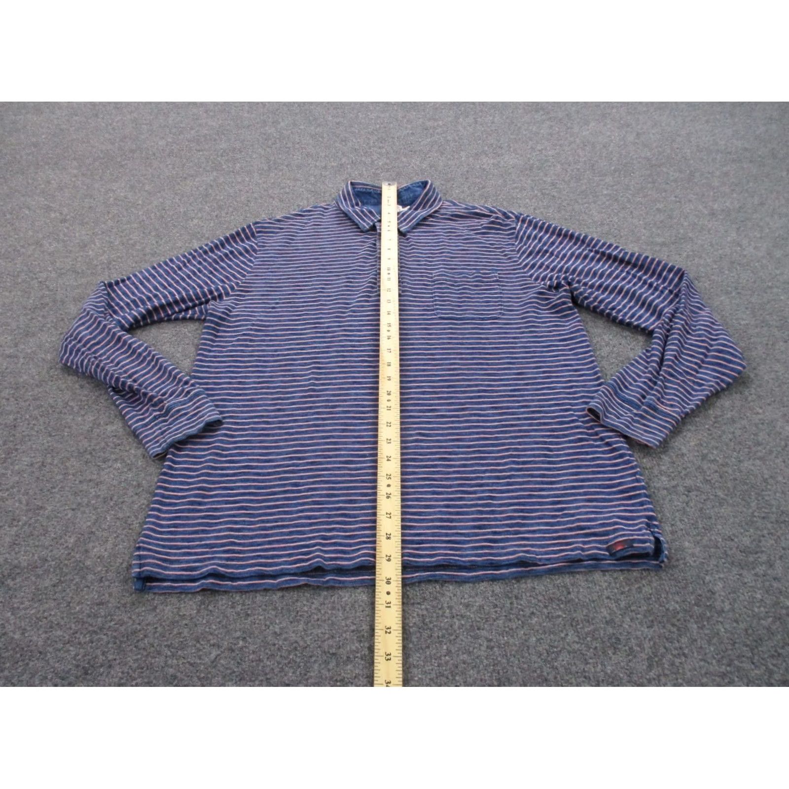 Faherty Faherty Polo Shirt Mens L Striped Golf Lightweight Work Outdoors Casual Business Size US L / EU 52-54 / 3 - 3 Thumbnail