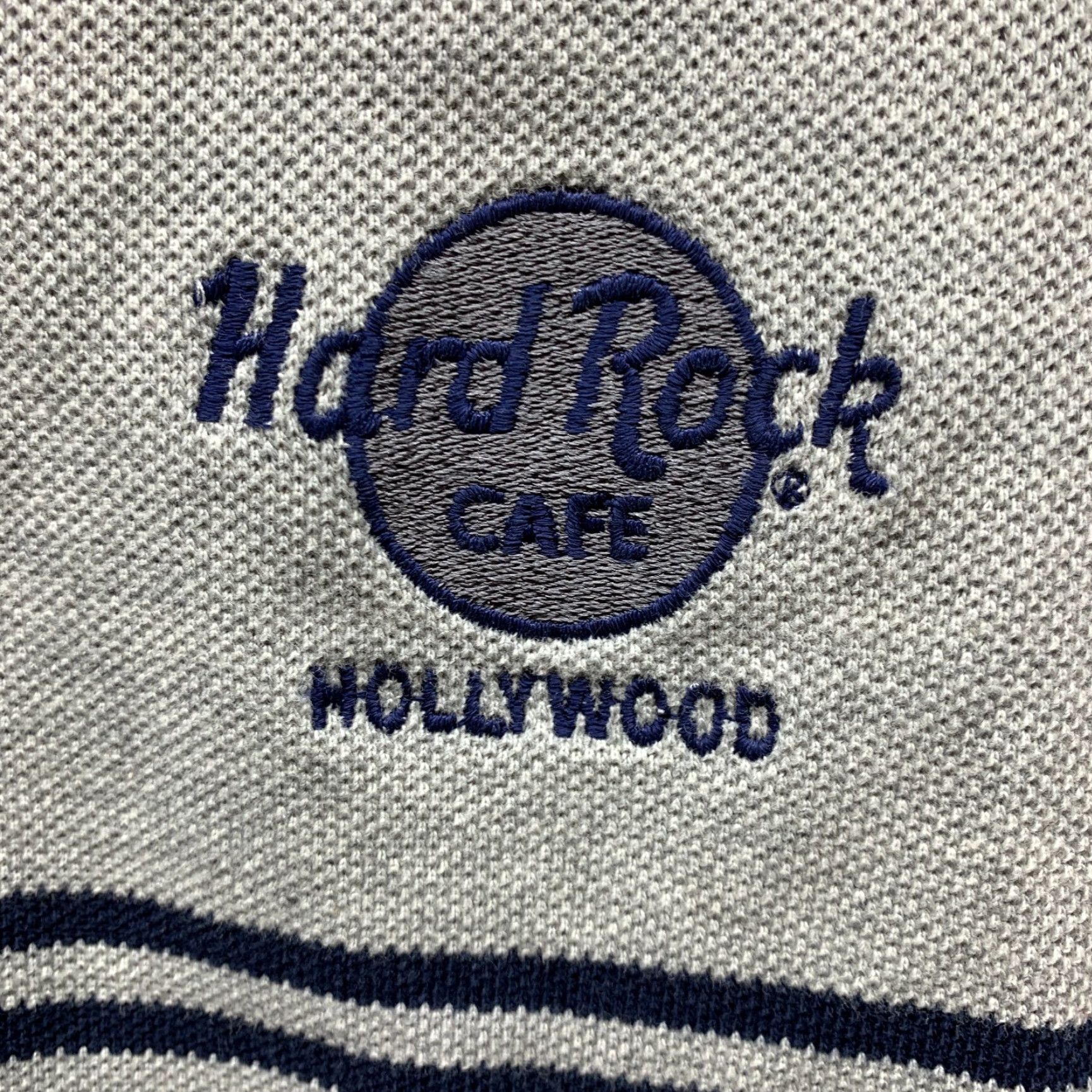 Hard Rock Cafe VINTAGE Hard Rock Polo Shirt XL Gray Mens Polo 90s Short Sleeve Collared Shirt Size US XL / EU 56 / 4 - 4 Thumbnail