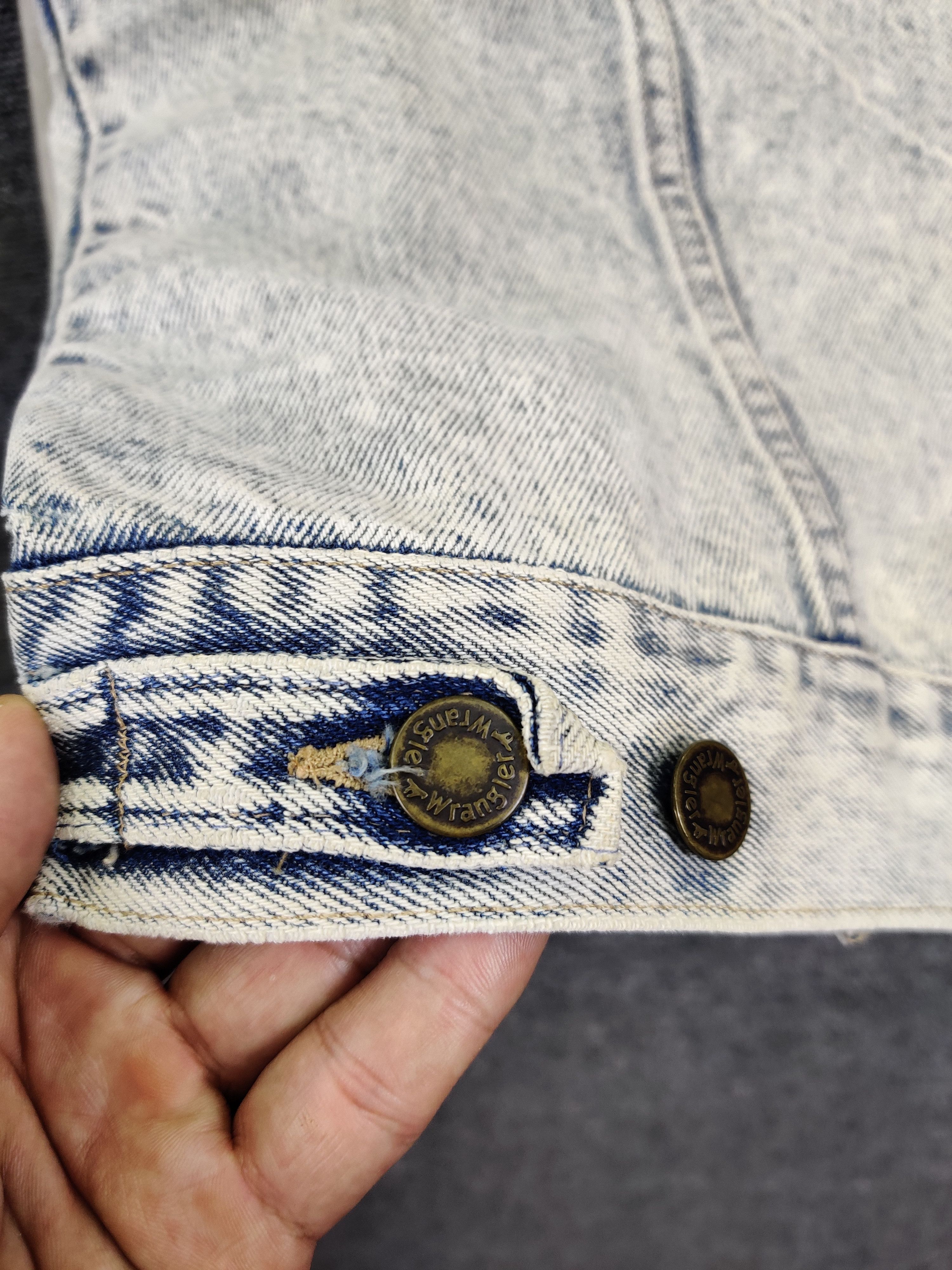 Wrangler Vintage Wrangler Acid Wash Distressed Trucker Denim Jacket Size US M / EU 48-50 / 2 - 8 Thumbnail