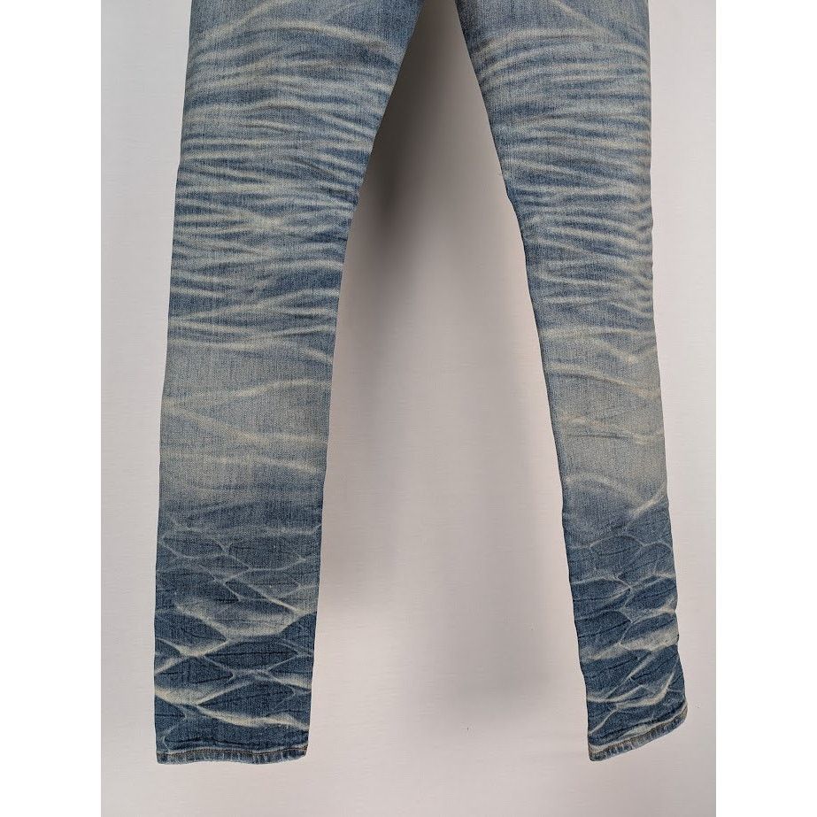Amiri o1rshd1 Sequin Thrasher Jeans in Vintage Indigo Size US 33 - 15 Thumbnail