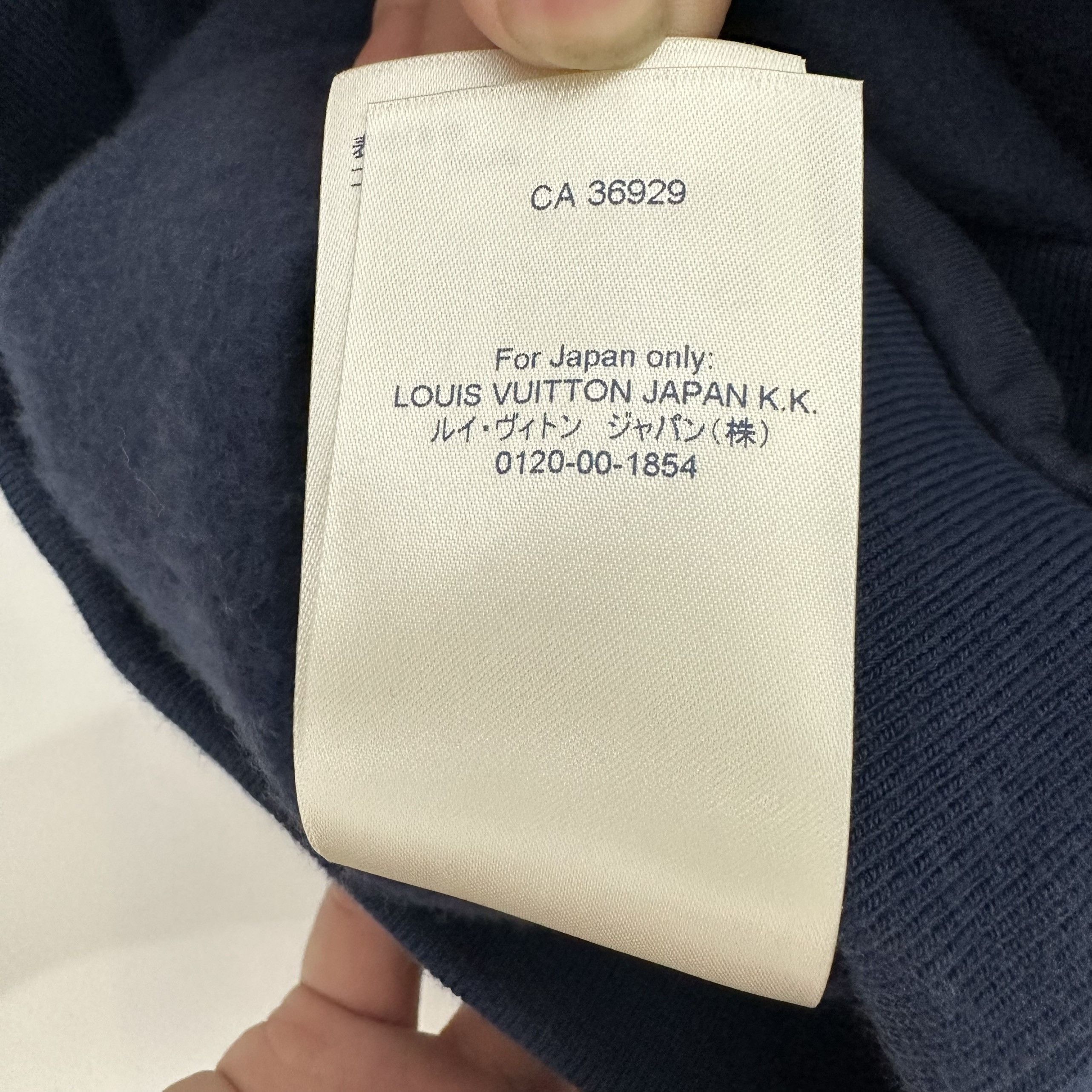 Louis Vuitton LOUIS VUITTON Stitch Print Embroidered Sweatshirt Size US M / EU 48-50 / 2 - 13 Thumbnail