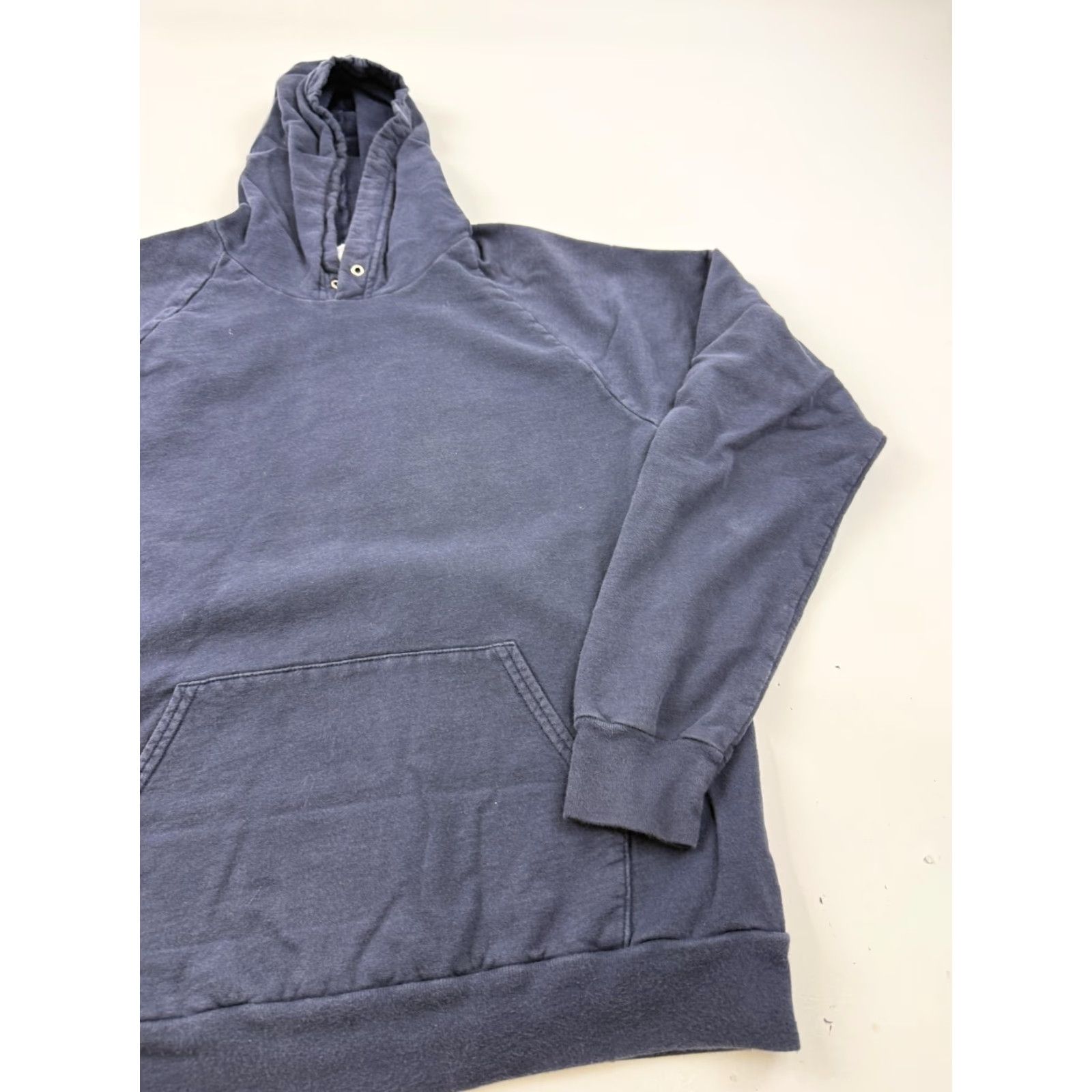 American Apparel American Apparel Hoodie Mens M Blue Fleece Pullover Solid Sweatshirt Size US M / EU 48-50 / 2 - 3 Thumbnail