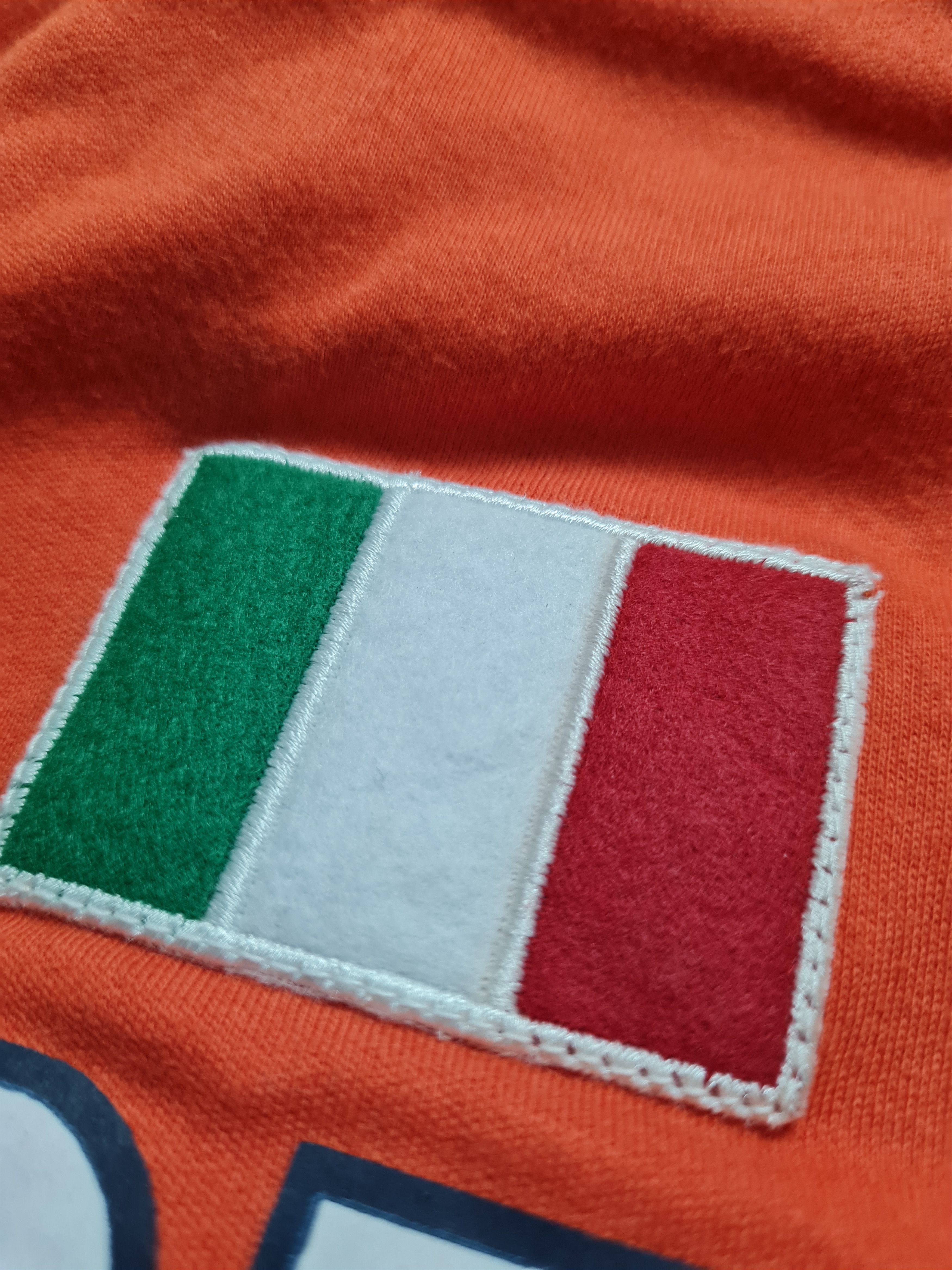 Kappa Vintage Kappa Sestriere Mens Orange Big Logo Long Sleeve Size US XL / EU 56 / 4 - 15 Thumbnail
