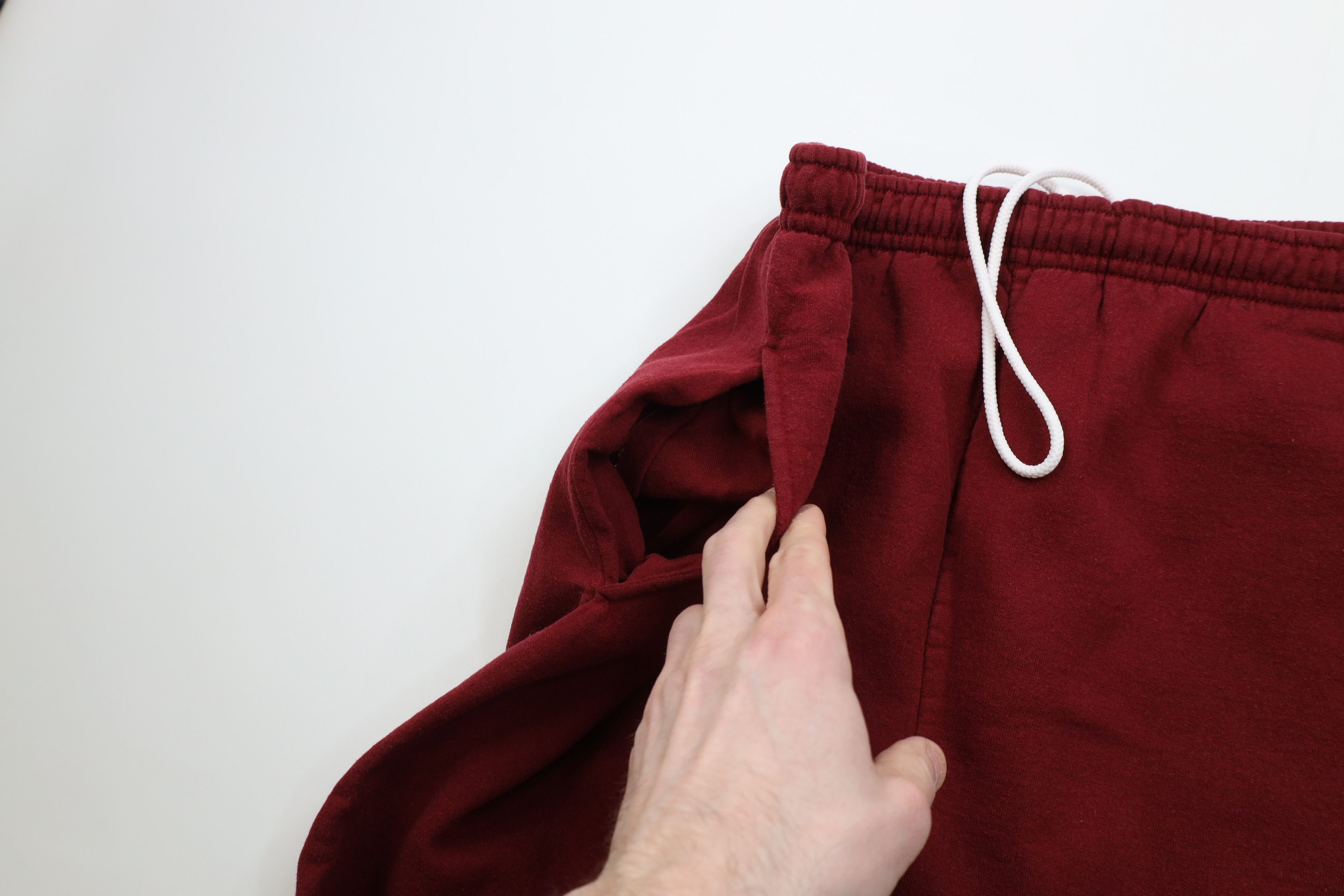 Vintage Vintage Y2K Streetwear Blank Sweatpants Pants Red Size US 38 / EU 54 - 8 Thumbnail