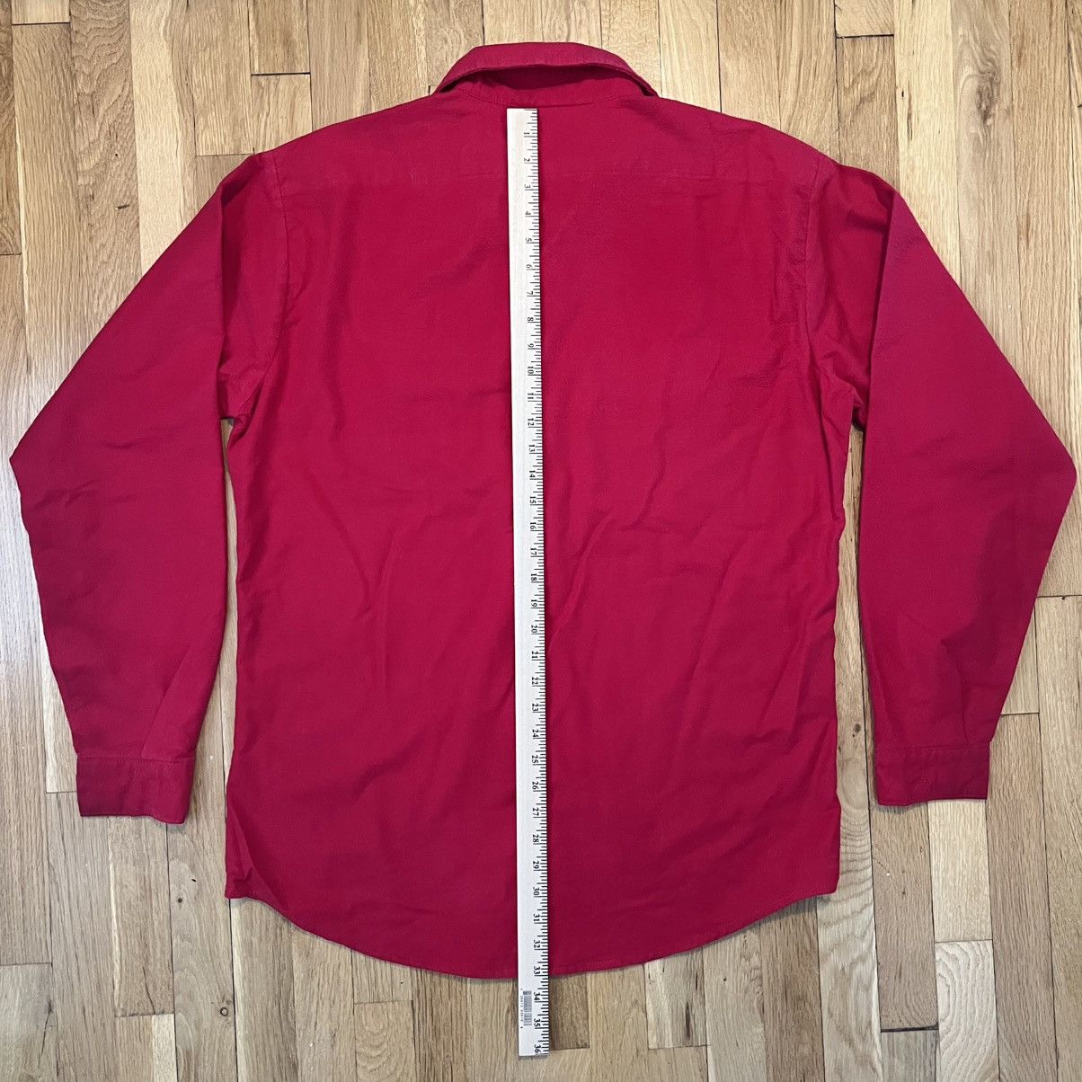 American Eagle Outfitters Vintage American Eagle Outfitters Red Chamois Button Up XL Size US XL / EU 56 / 4 - 6 Thumbnail