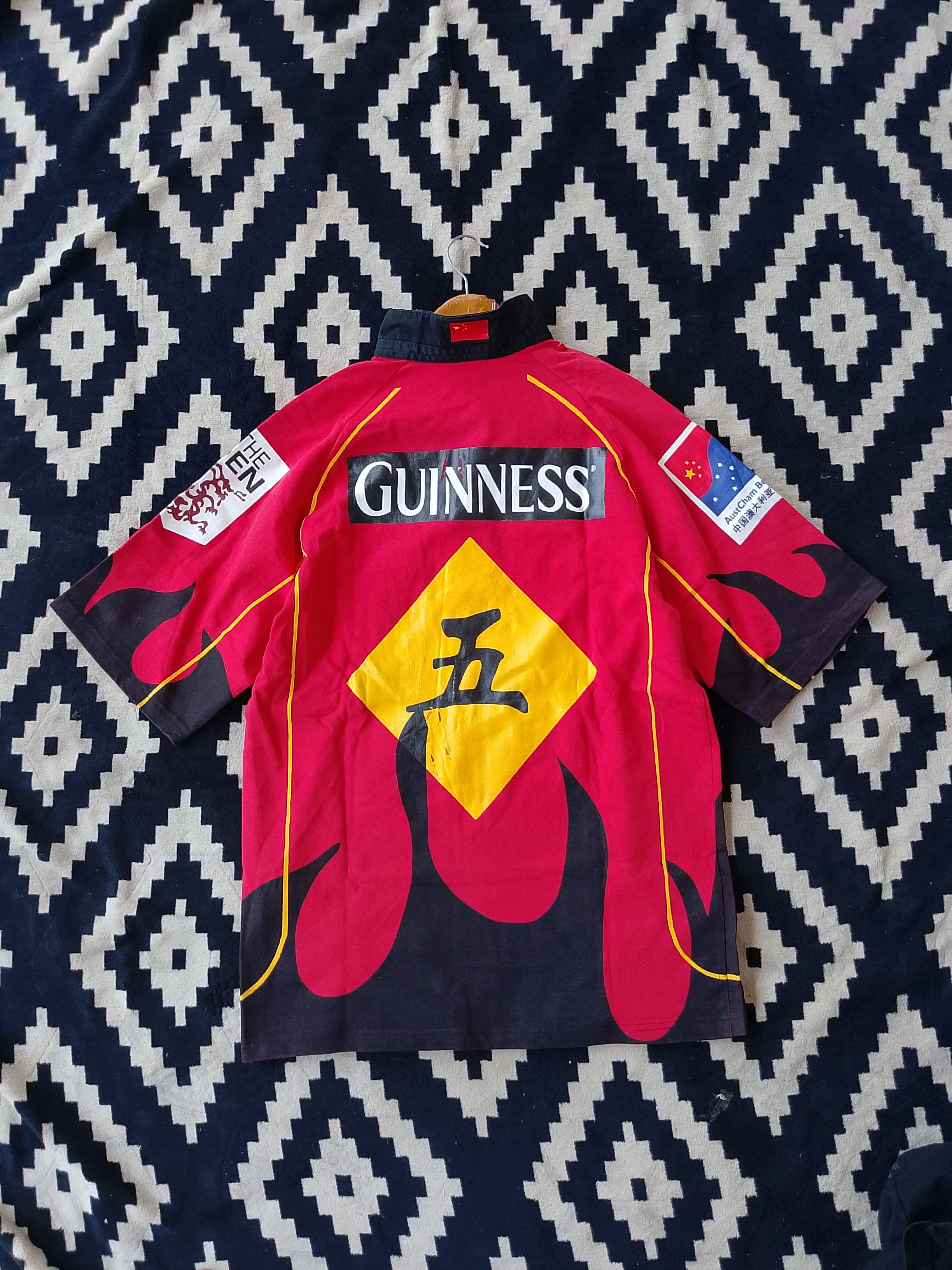 Other Vintage 2006 Beijing Devils Rugby Club Vermilion Jersey Size US L / EU 52-54 / 3 - 3 Thumbnail