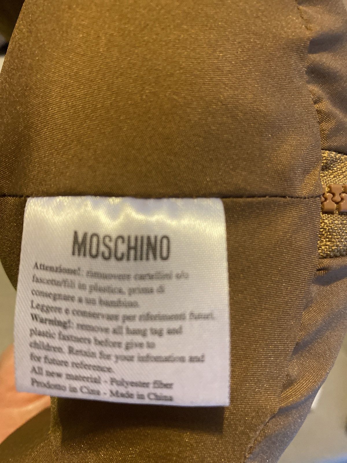 Moschino umbrella and toy Bear