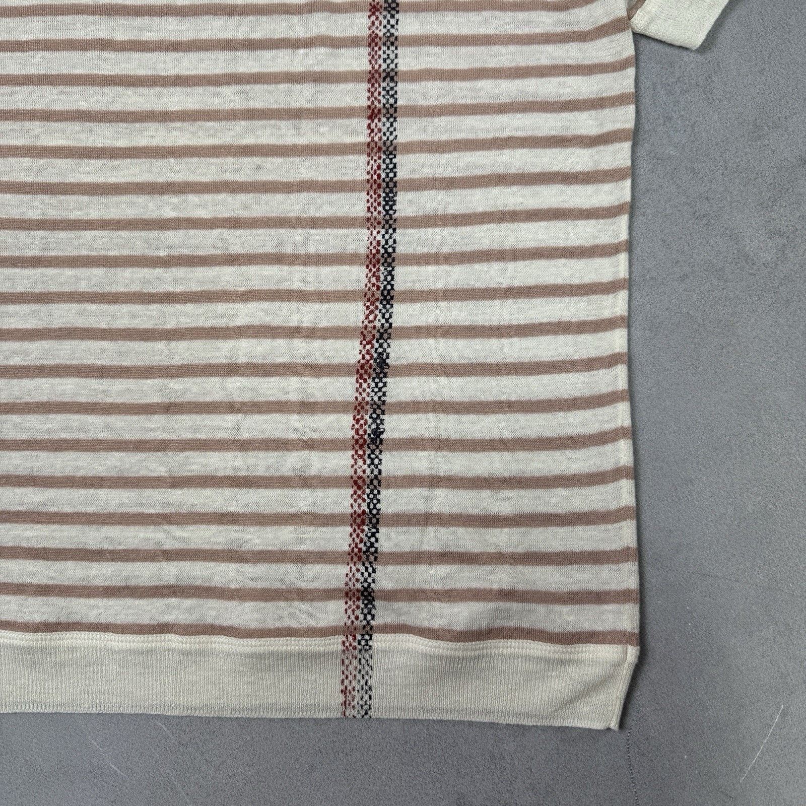 Dior Christian Dior Women Linen T Shirt Size IT 42 Striped Size M / US 6-8 / IT 42-44 - 22 Thumbnail