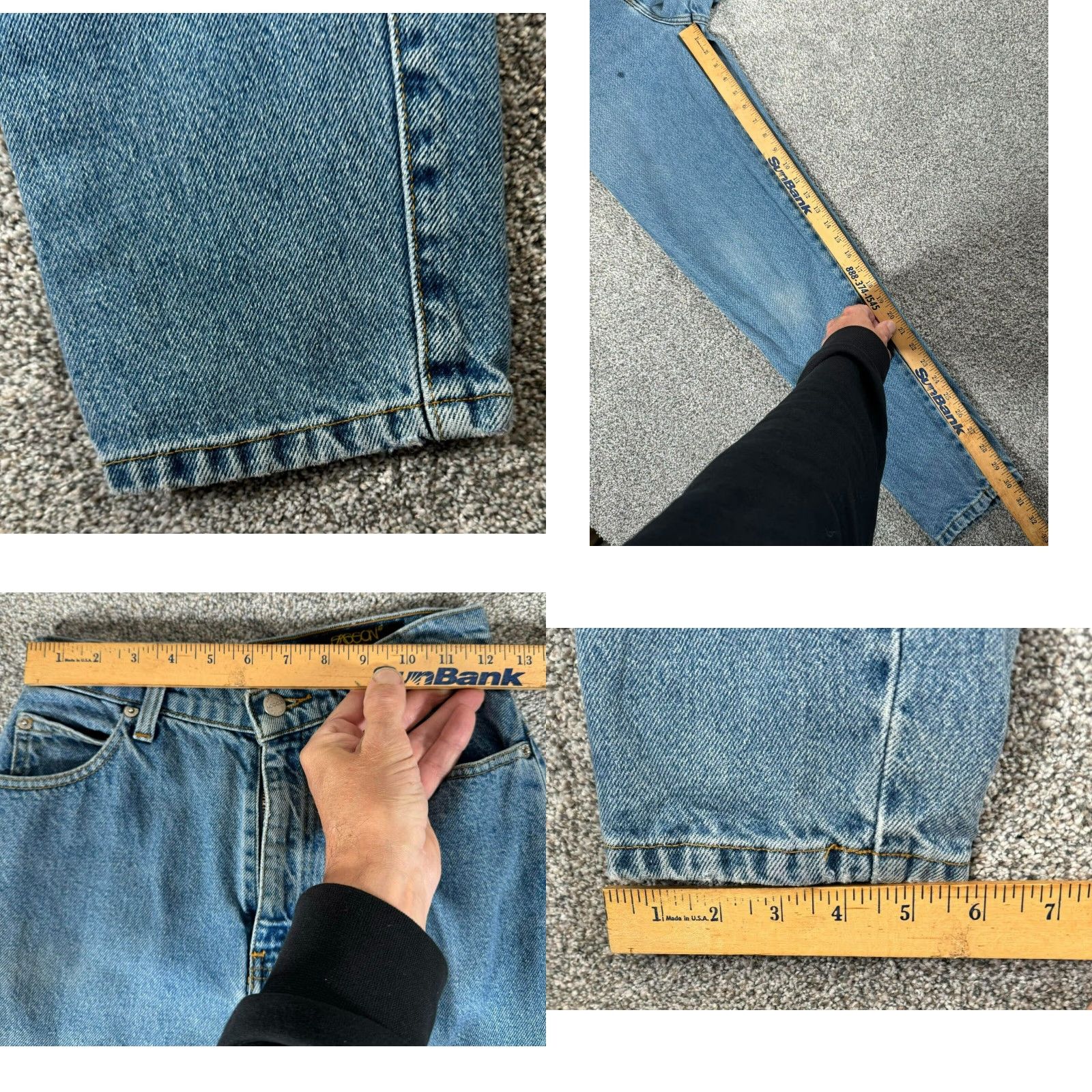 Vintage Sasson Jeans Womens 7/8 High Rise Tapered Streetwear 90s Vintage Size 28" / US 6 / IT 42 - 8 Thumbnail