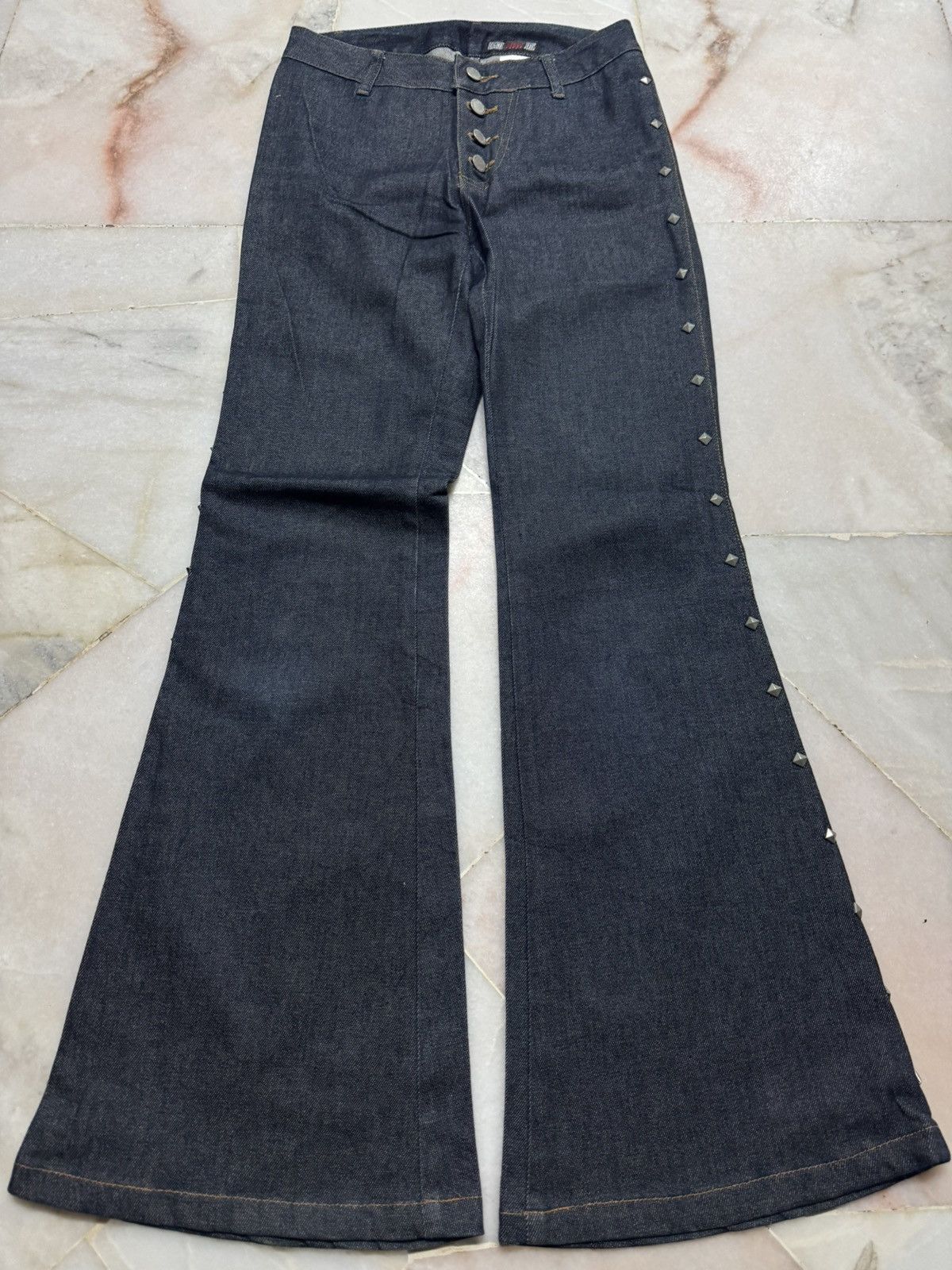 Seditionaries 💥PUNK💥MAISON MARGIELA STUDDED BELL BOTTOM BY JAPANESE INDIGO Size US 26 / EU 42 - 2 Thumbnail