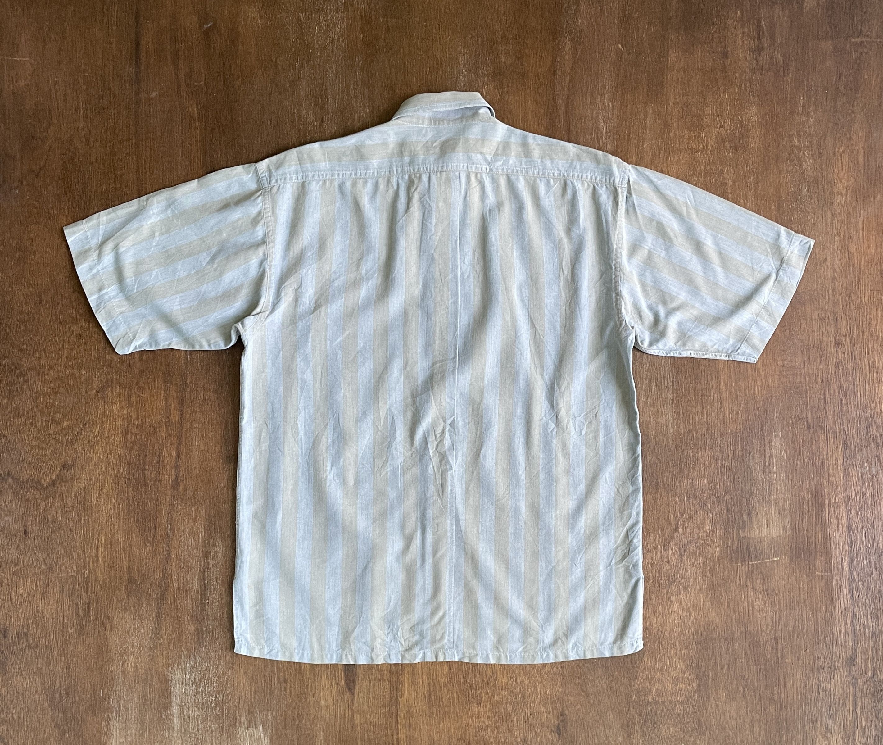 Issey Miyake ISSEY MIYAKE Stripped Shirt Size US XS / EU 42 / 0 - 6 Thumbnail