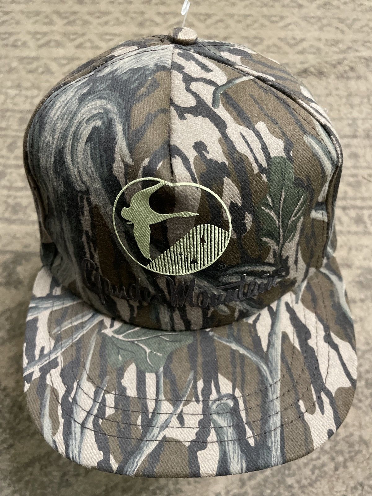 Vintage GANDER Mountain Camo Trucker Vintage SnapBack cap hat hunt 🇺🇸 Size ONE SIZE - 1 Thumbnail