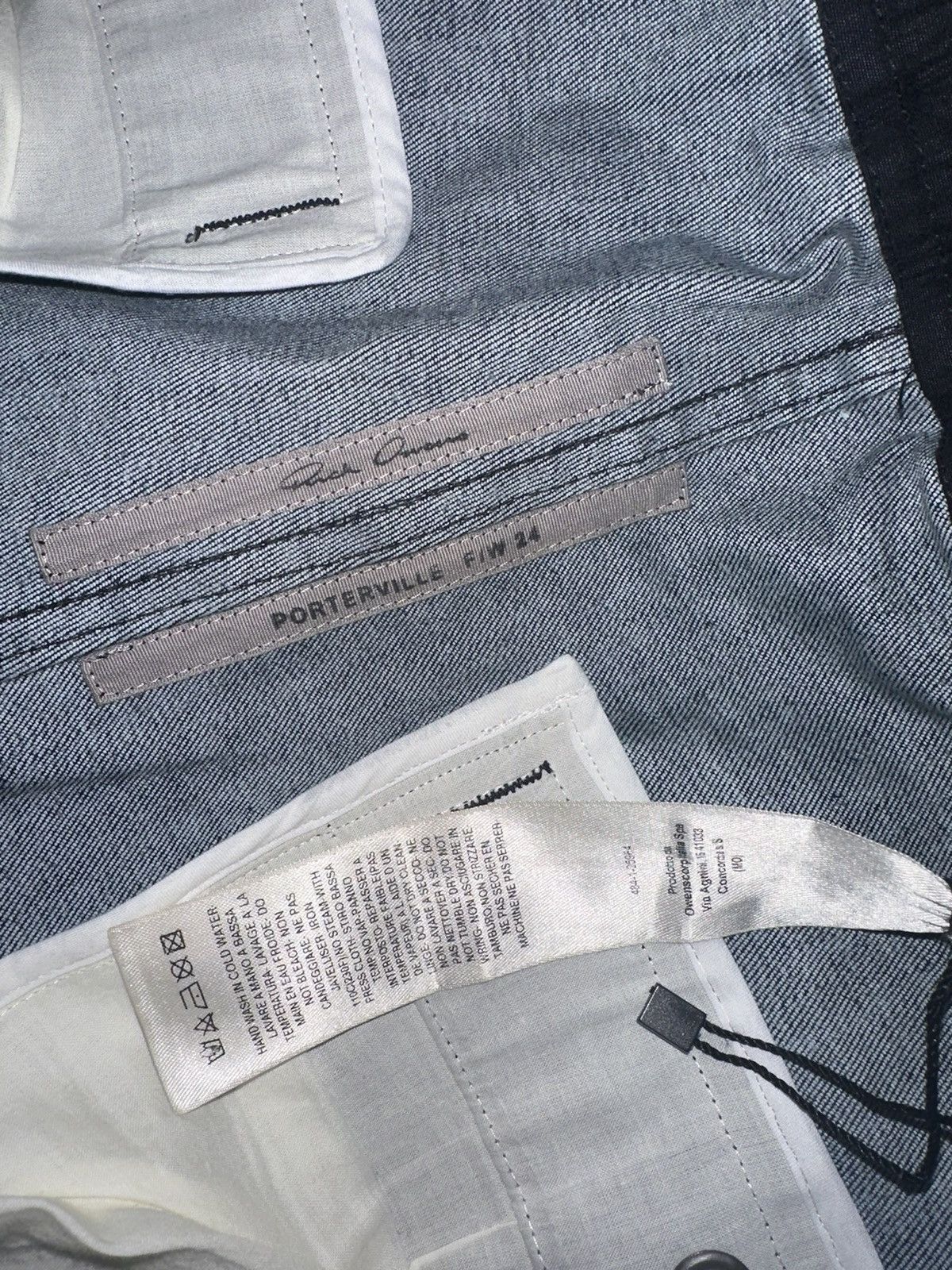 Rick Owens × Rick Owens Drkshdw Rick owens porterville cargobelas waxed denim pants Size US 32 / EU 48 - 10 Thumbnail