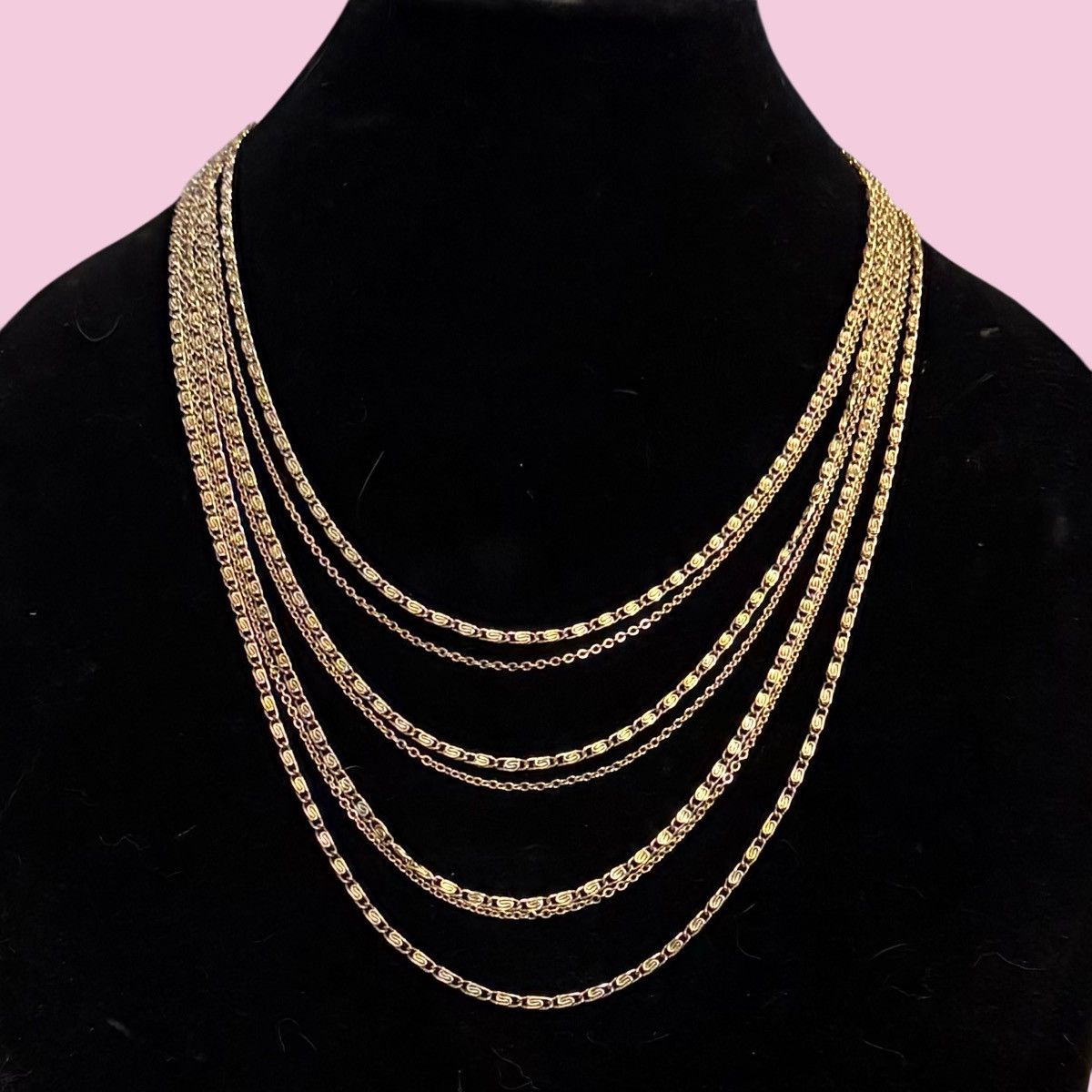 Other Gold tone layered multi chain necklace Size ONE SIZE - 1 Thumbnail