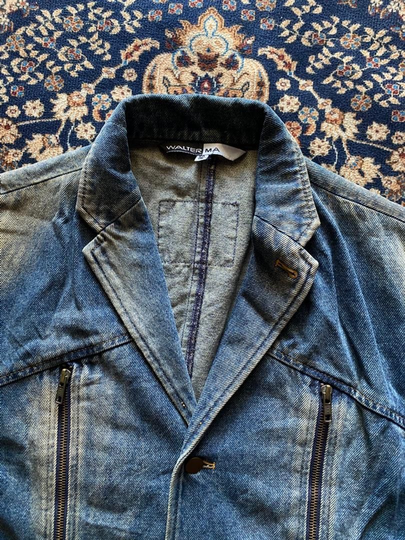 Japanese Brand WALTER MA DENIM JACKET Size US M / EU 48-50 / 2 - 2 Thumbnail