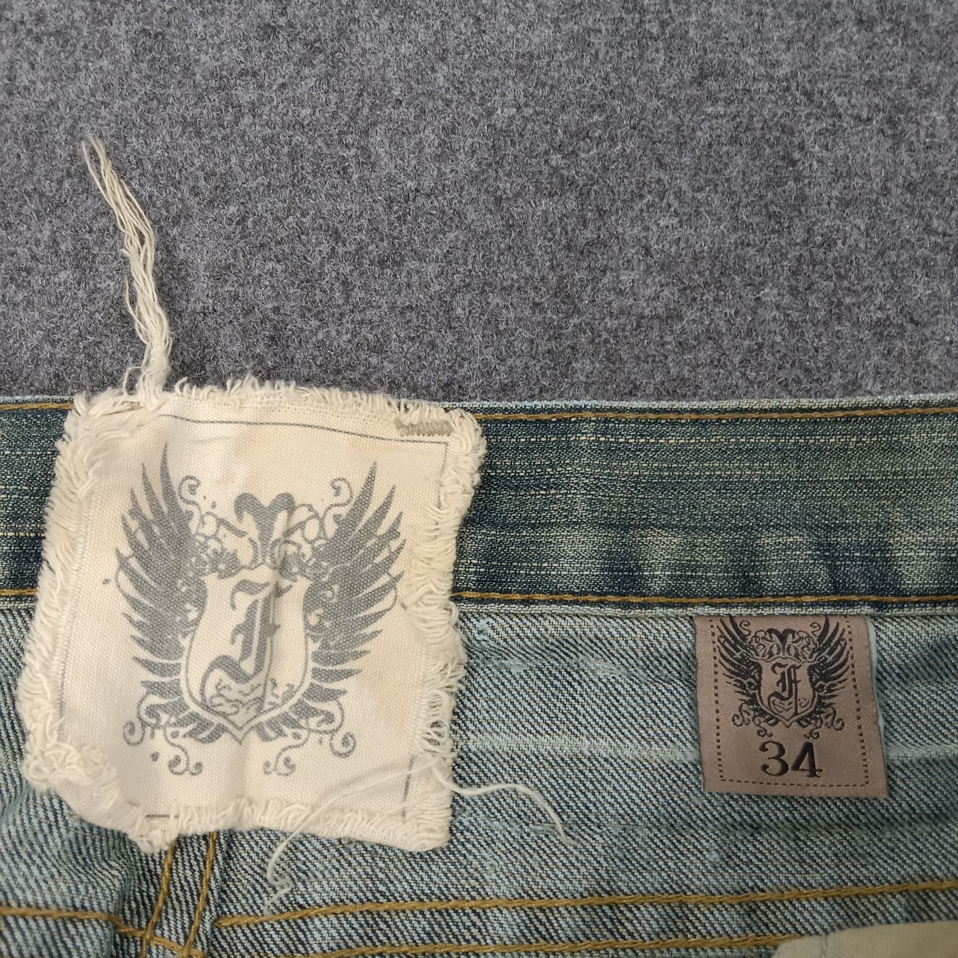 FUSAI F.U.S.A.I Focus USA Bikers Knee Denim Jeans C258N25 Size US 32 / EU 48 - 8 Thumbnail