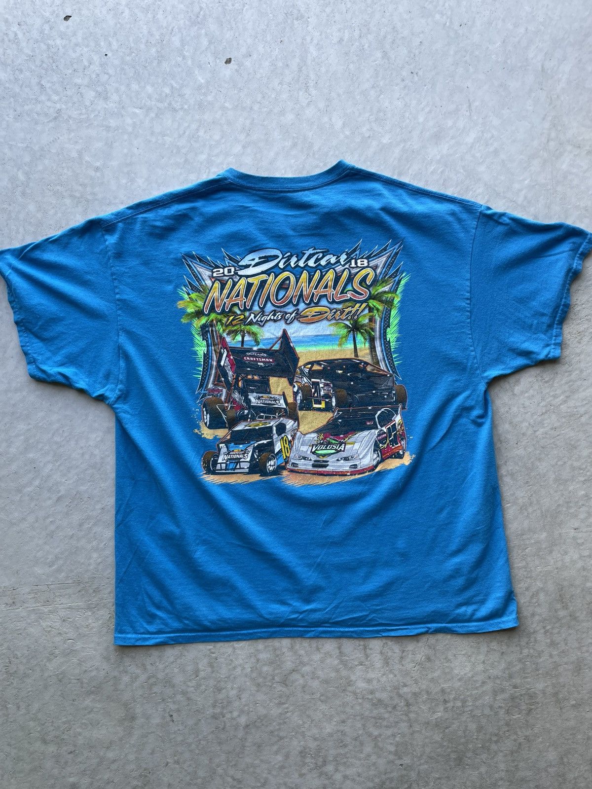 Vintage Vintage Style Racing Tee Size US XXL / EU 58 / 5 - 2 Thumbnail