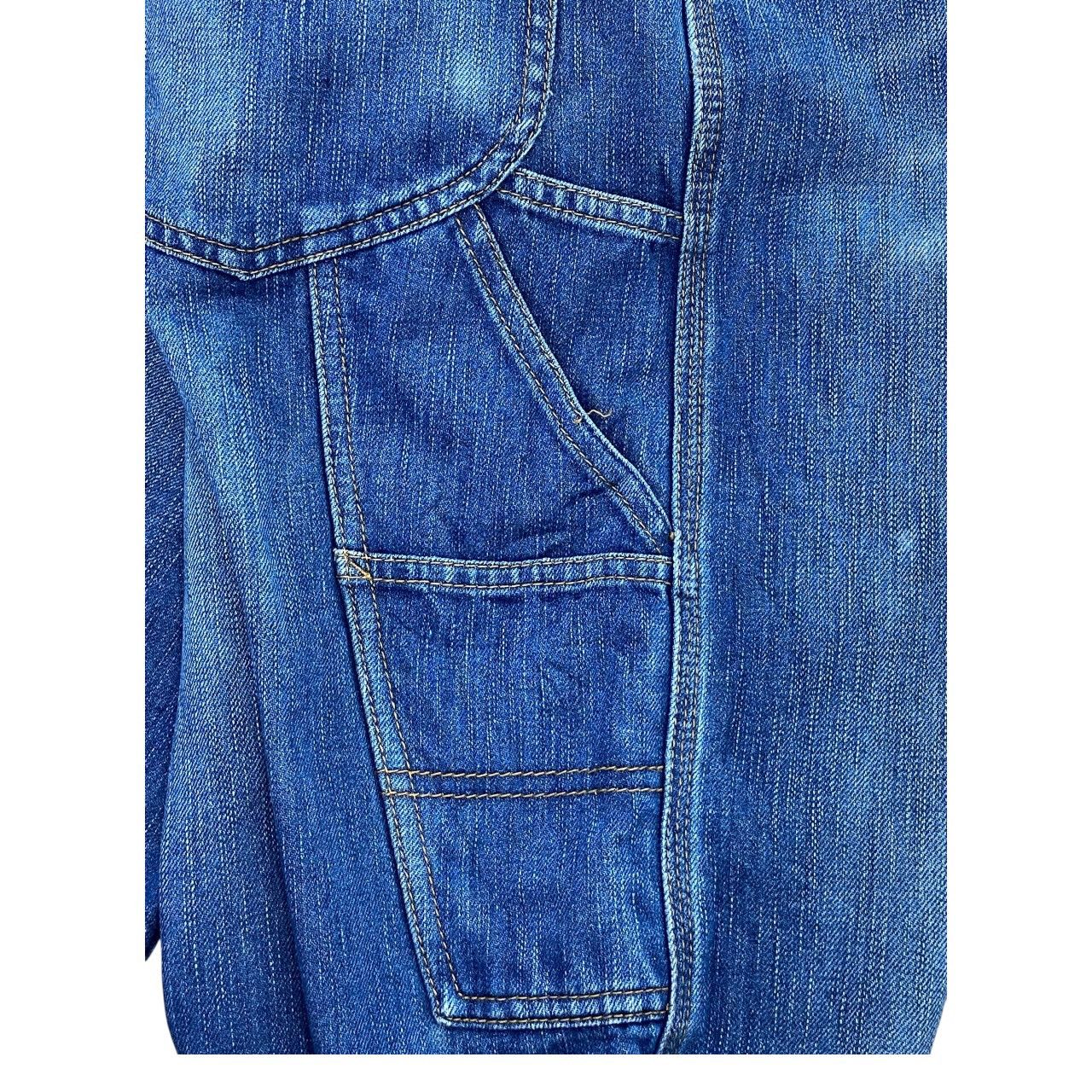 Polo Ralph Lauren Vintage Polo Laph Lauren 3 Quarter Blue Wash Carpenter Jeans Size US 33 - 18 Thumbnail