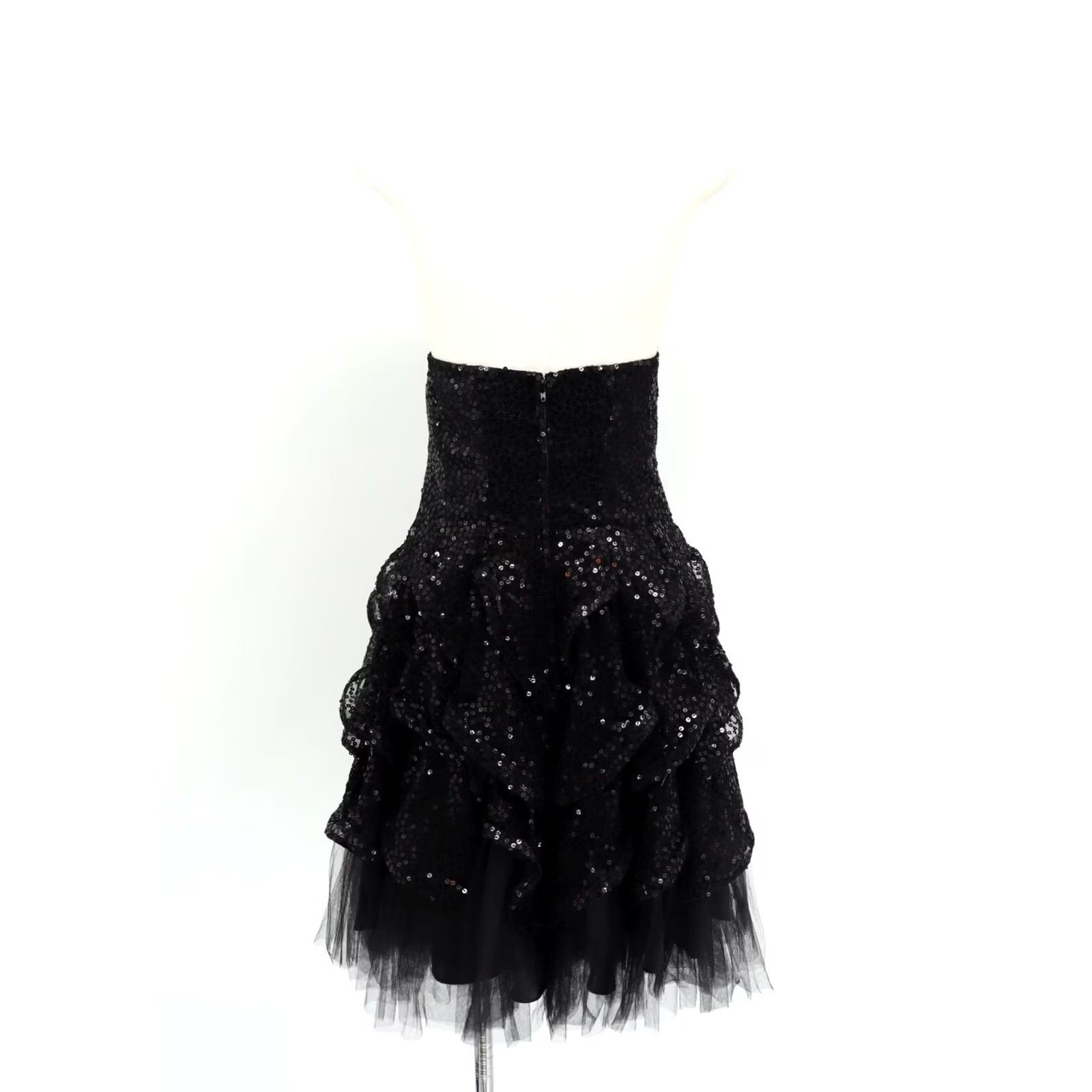 Betsey Johnson Betsey Johnson Women's Black Sequin Evening Prom New Years Eve Sz 6 Dress Size M / US 6-8 / IT 42-44 - 2 Thumbnail