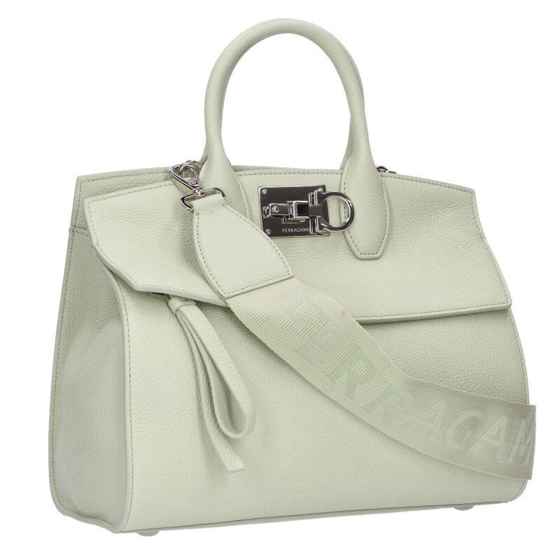 Salvatore Ferragamo Salvatore Ferragamo Studio Box Medium Handbag Size ONE SIZE - 1 Thumbnail
