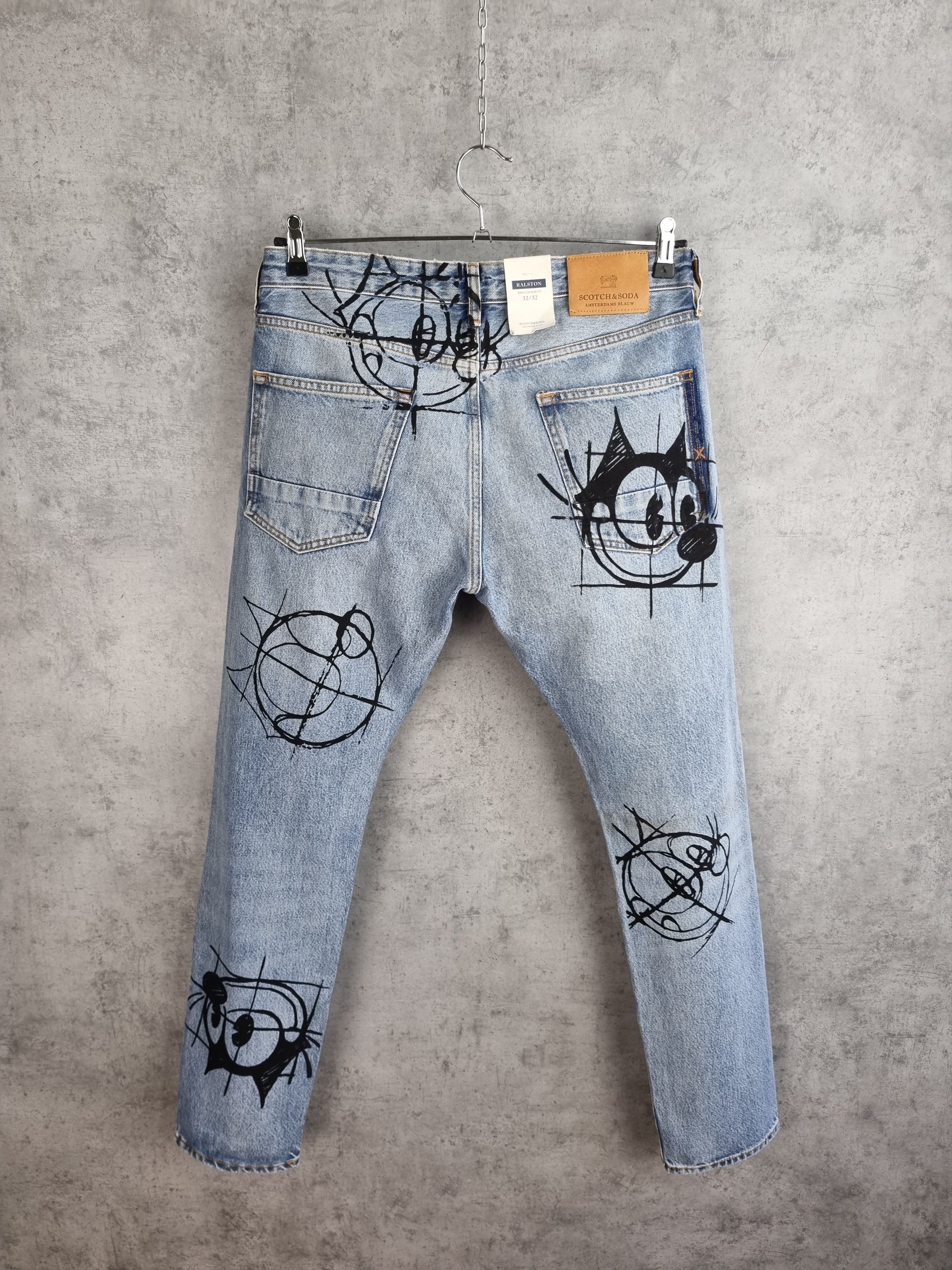 Japanese Brand × Scotch & Soda Felix Ralston Regular Slim Fit Denim Jeans Size US 32 / EU 48 - 2 Thumbnail