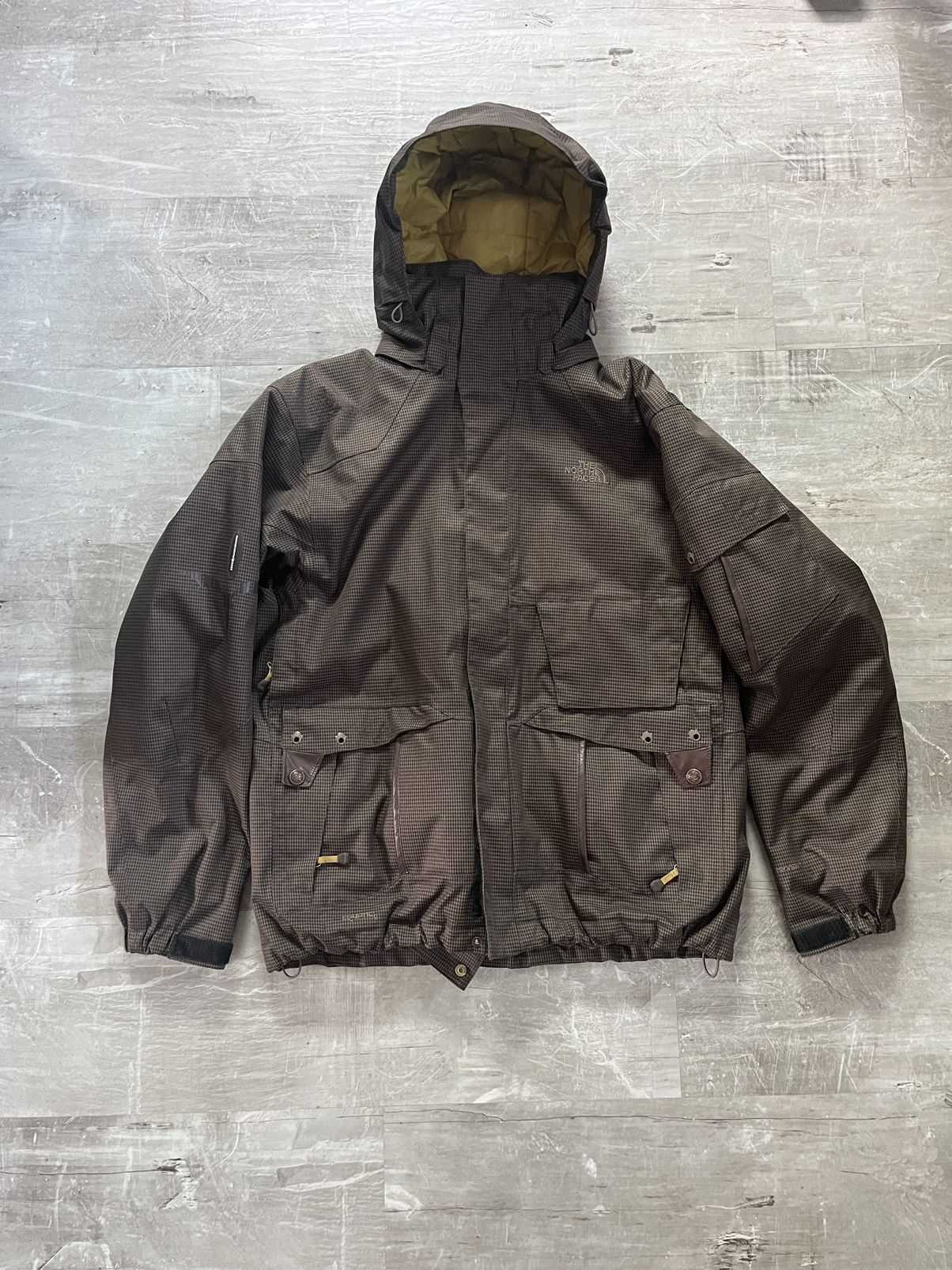 The North Face RARE Brown Herringbone North Face Snowboarding Jacket Size US L / EU 52-54 / 3 - 1 Thumbnail