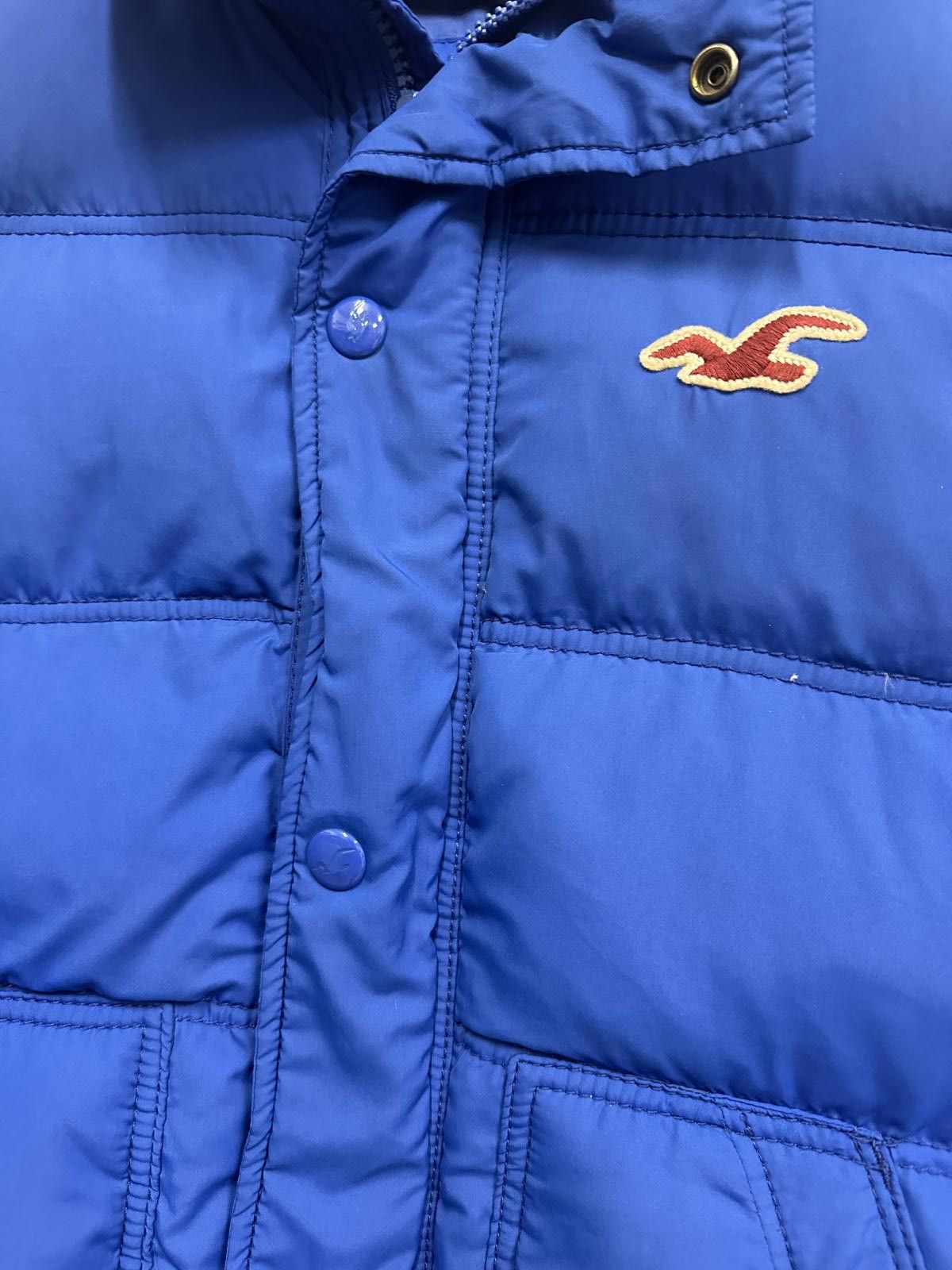 Hollister Men's Blue Puffer Vest by Hollister Size US XL / EU 56 / 4 - 2 Thumbnail