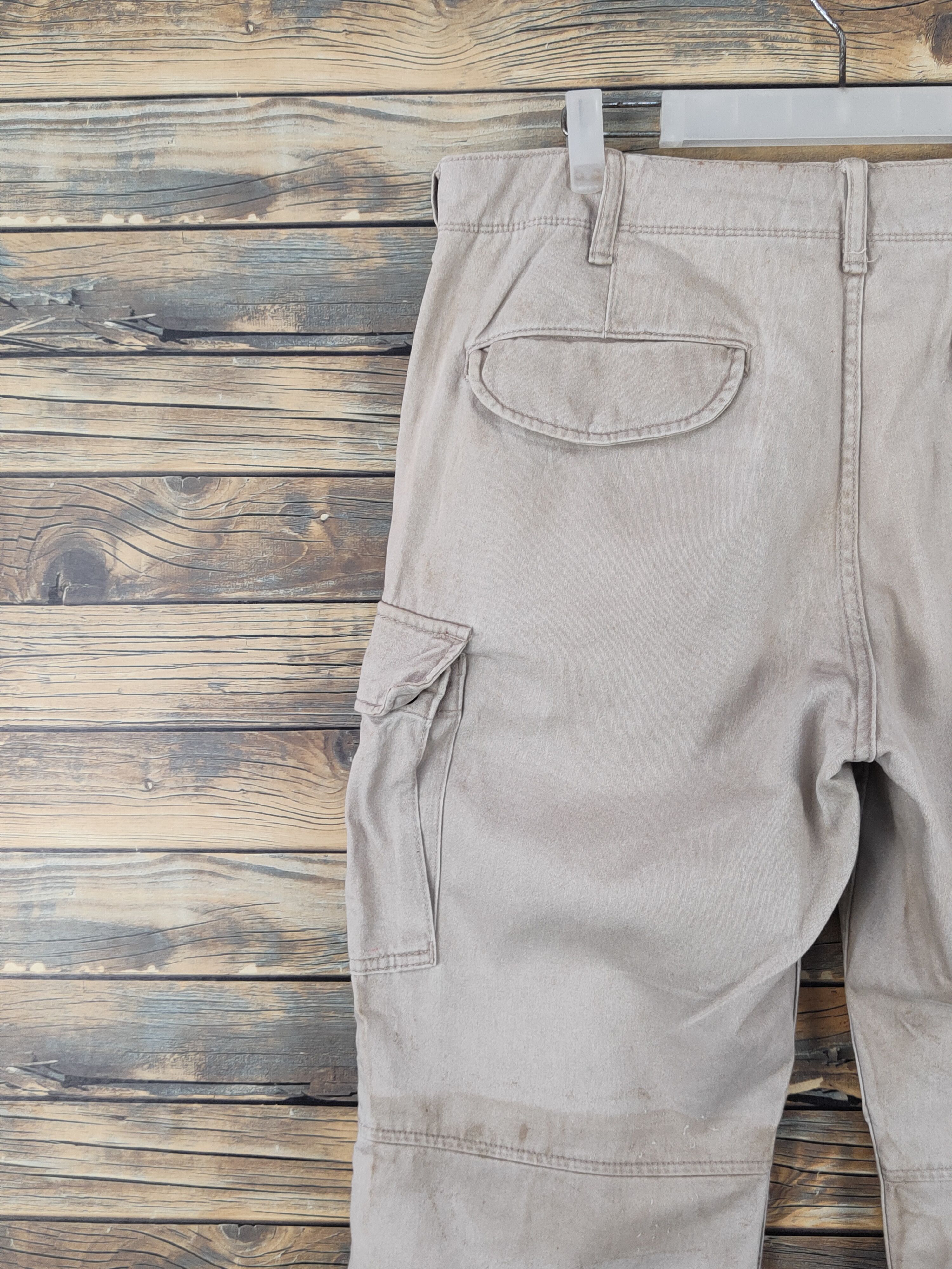 Japanese Brand Uniqlo Beige Multipocket Tactical Cargo Pants #W1584 Size US 36 / EU 52 - 8 Thumbnail