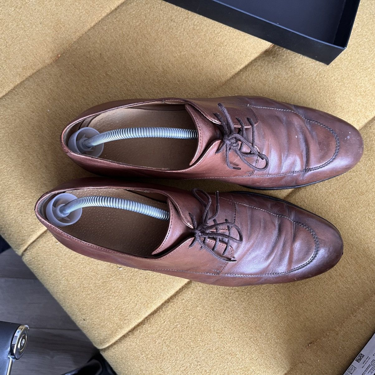 Hugo Boss Hugo Boss Hannover Derby Medium Brown Leather Size US 10 / EU 43 - 6 Thumbnail